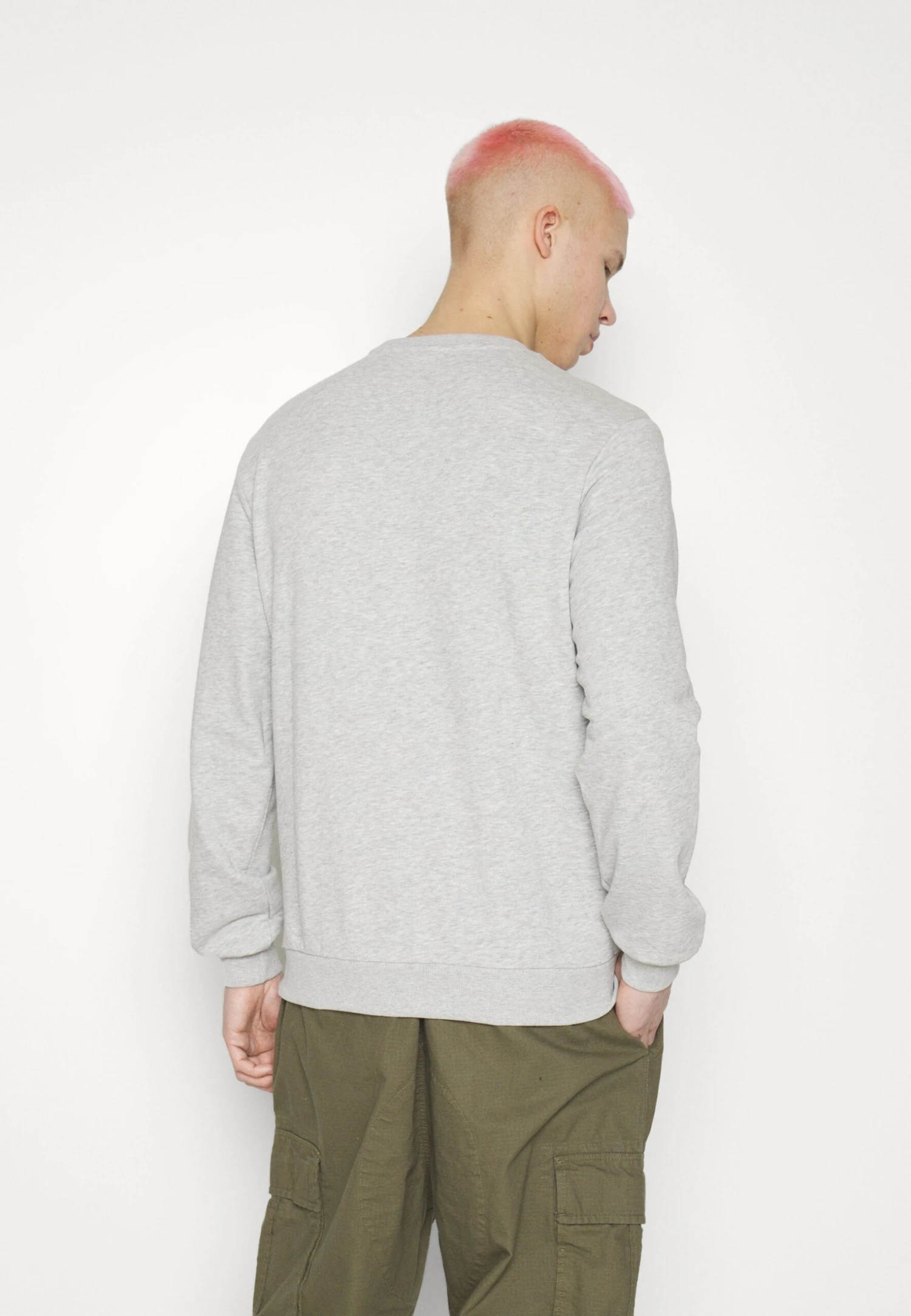 Fila Brustem Crew - Sudadera - Light Grey Melange - Imagen 4