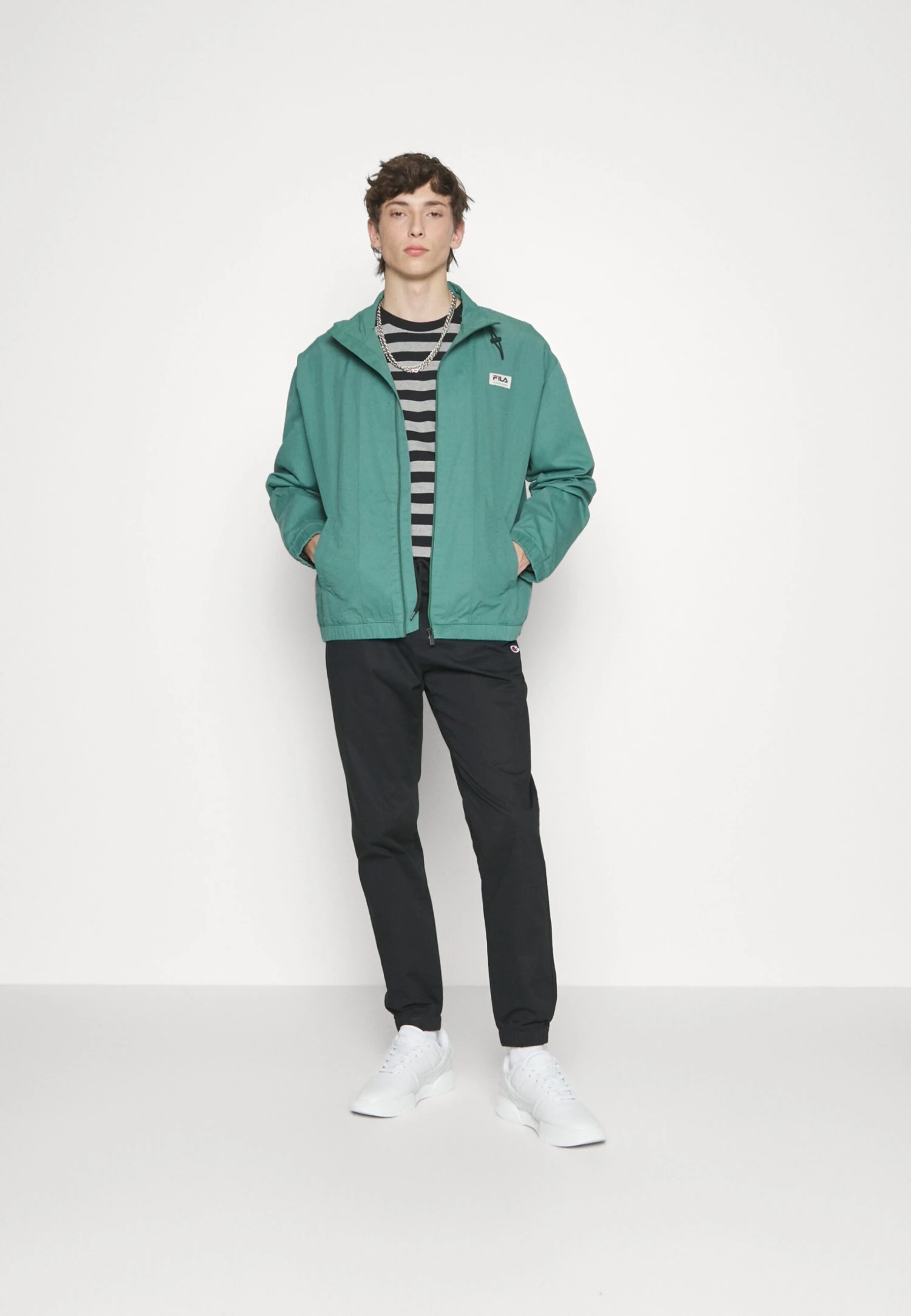 Fila Tantow Jacket - Cortaviento - Blue Spruce - Imagen 5