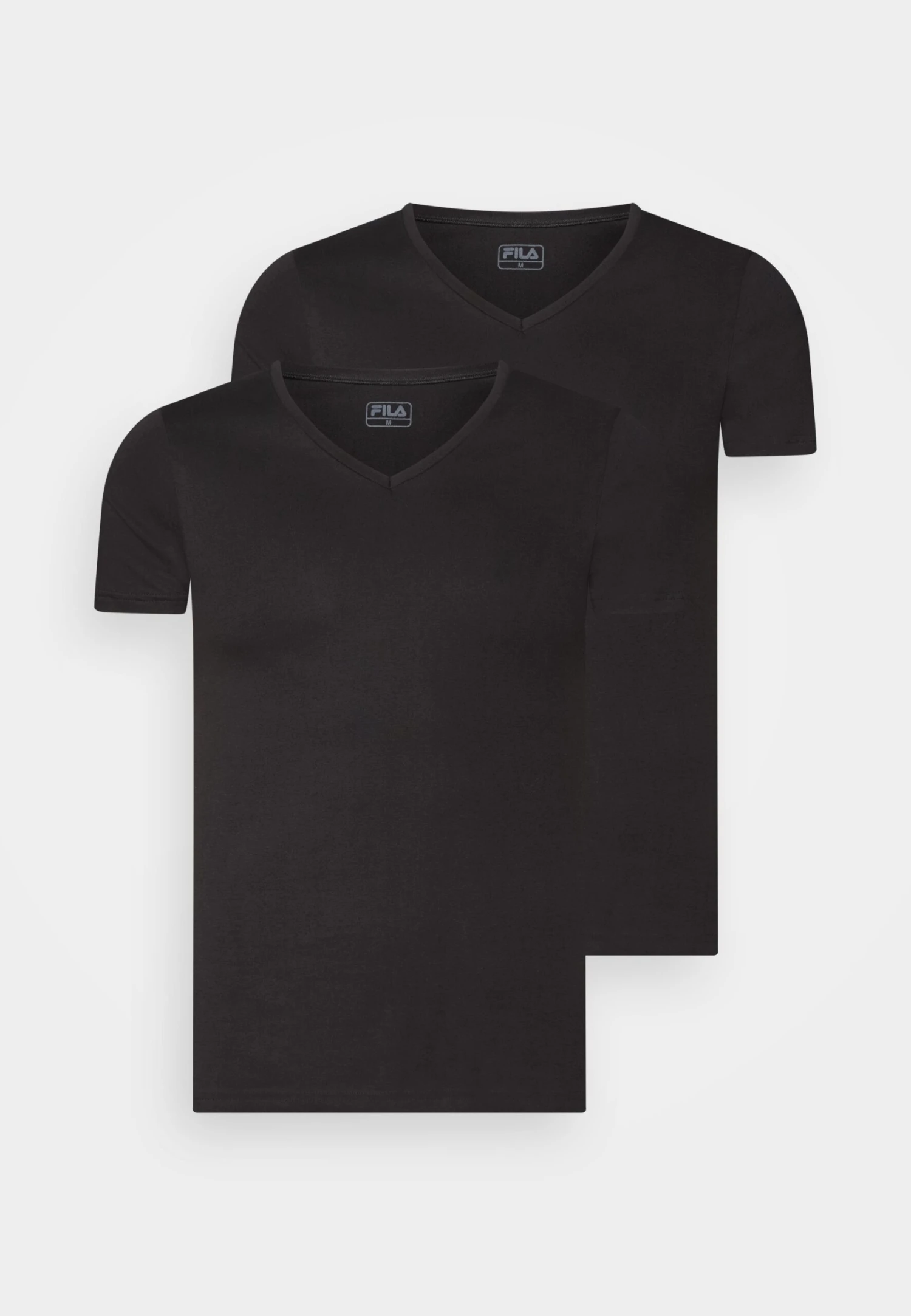 Fila Manv Neck Undershirt 2 Pack - Camiseta Interior - Black