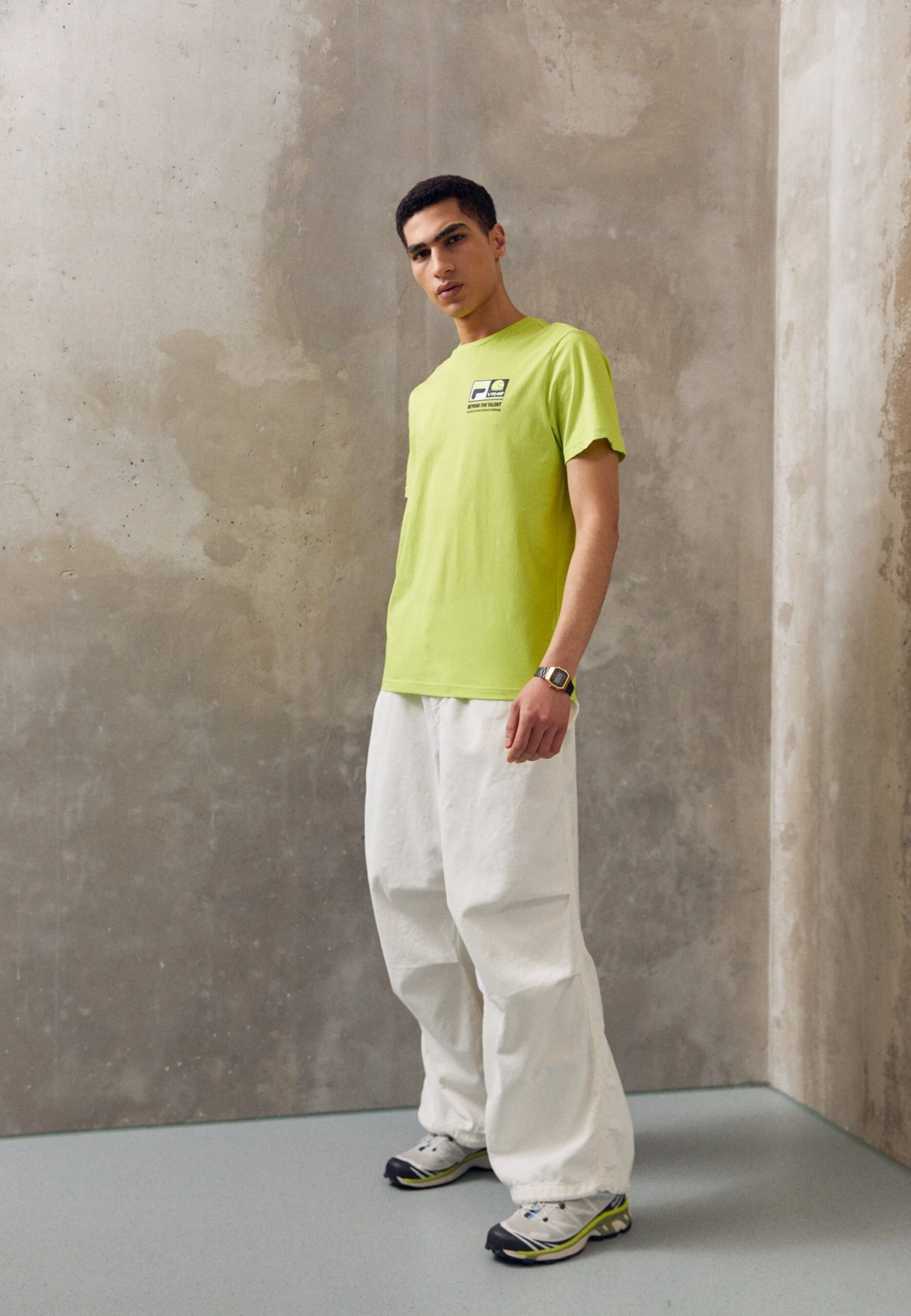 Fila Tee - Camiseta Estampada - Acid Lime - Imagen 2