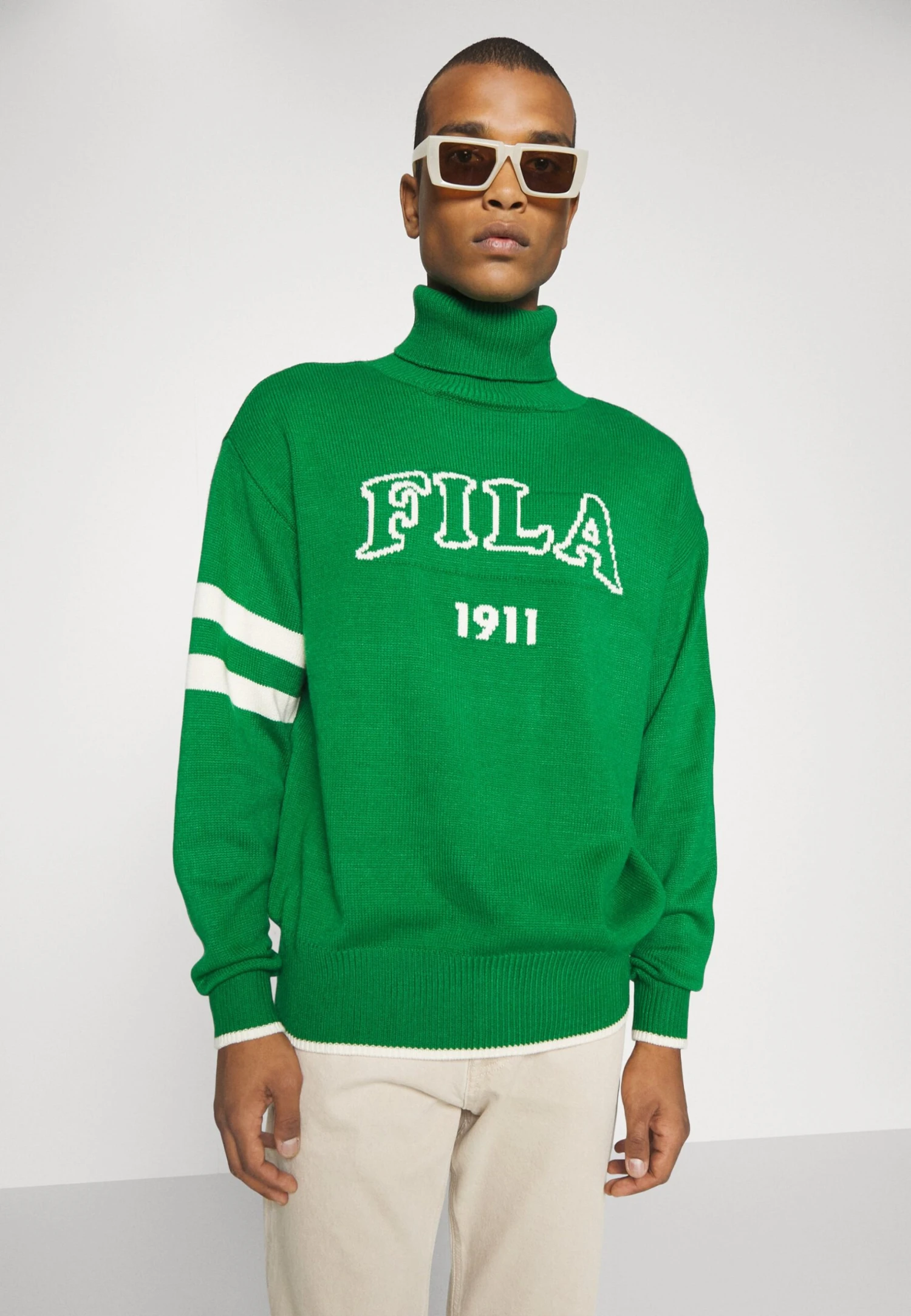 Fila Tirupati Turtle Neck- Jersey De Punto - Verdant Green - Imagen 4