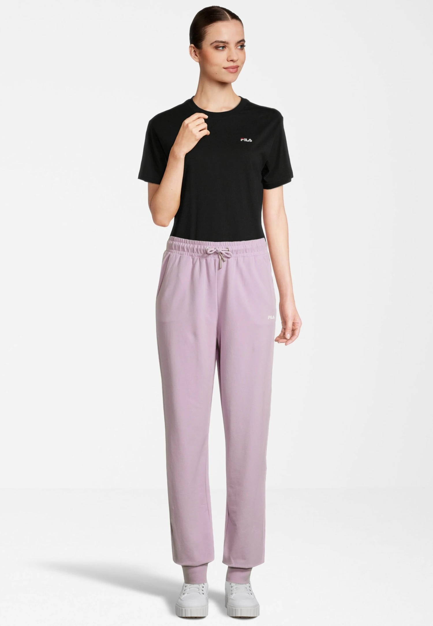 Fila Apparel Balimo High Waist - Pantalones Deportivos - Fair Orchid - Imagen 2