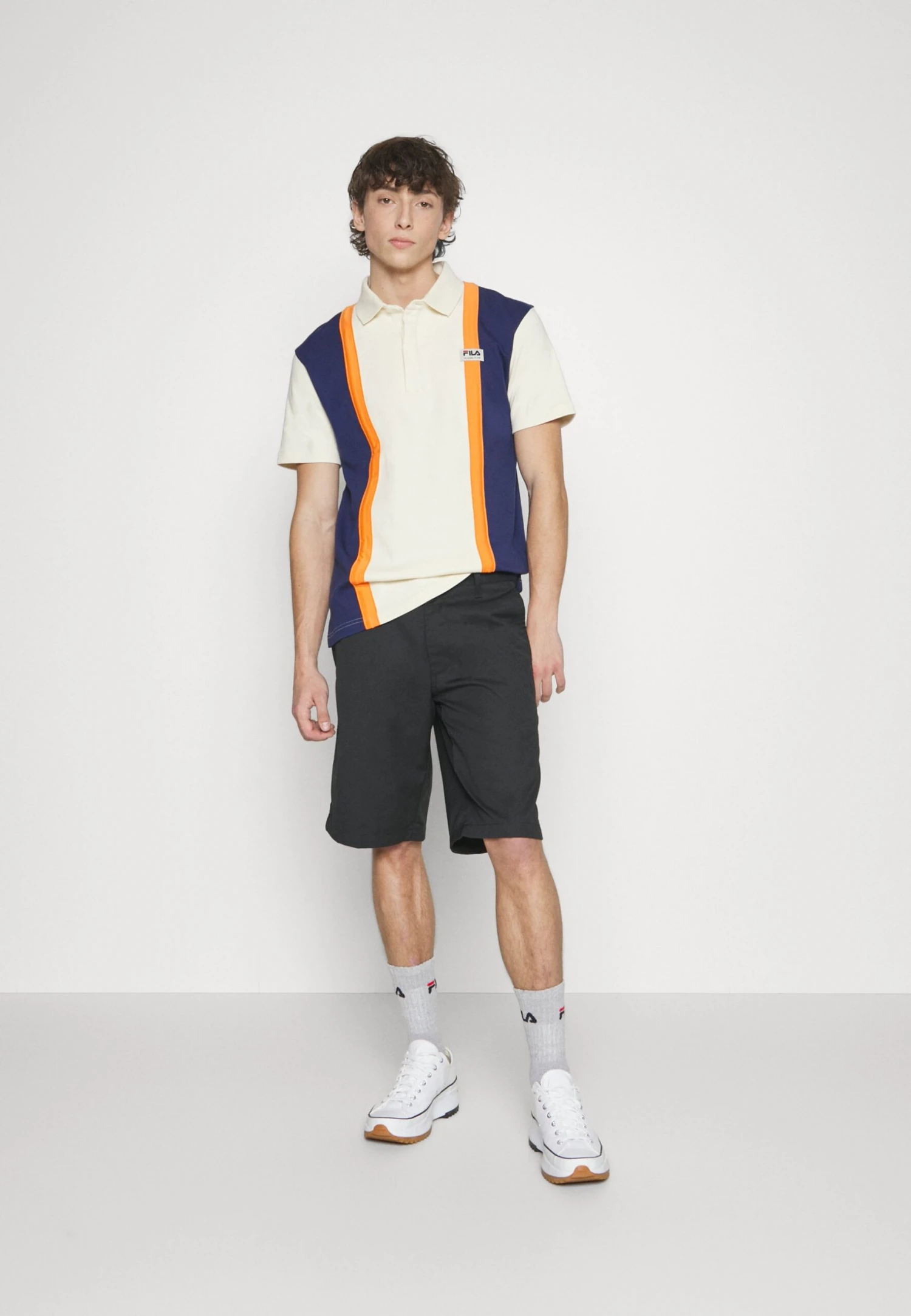 Fila Theres Blocked - Polo - Antique White/Medieval Blue - Imagen 5