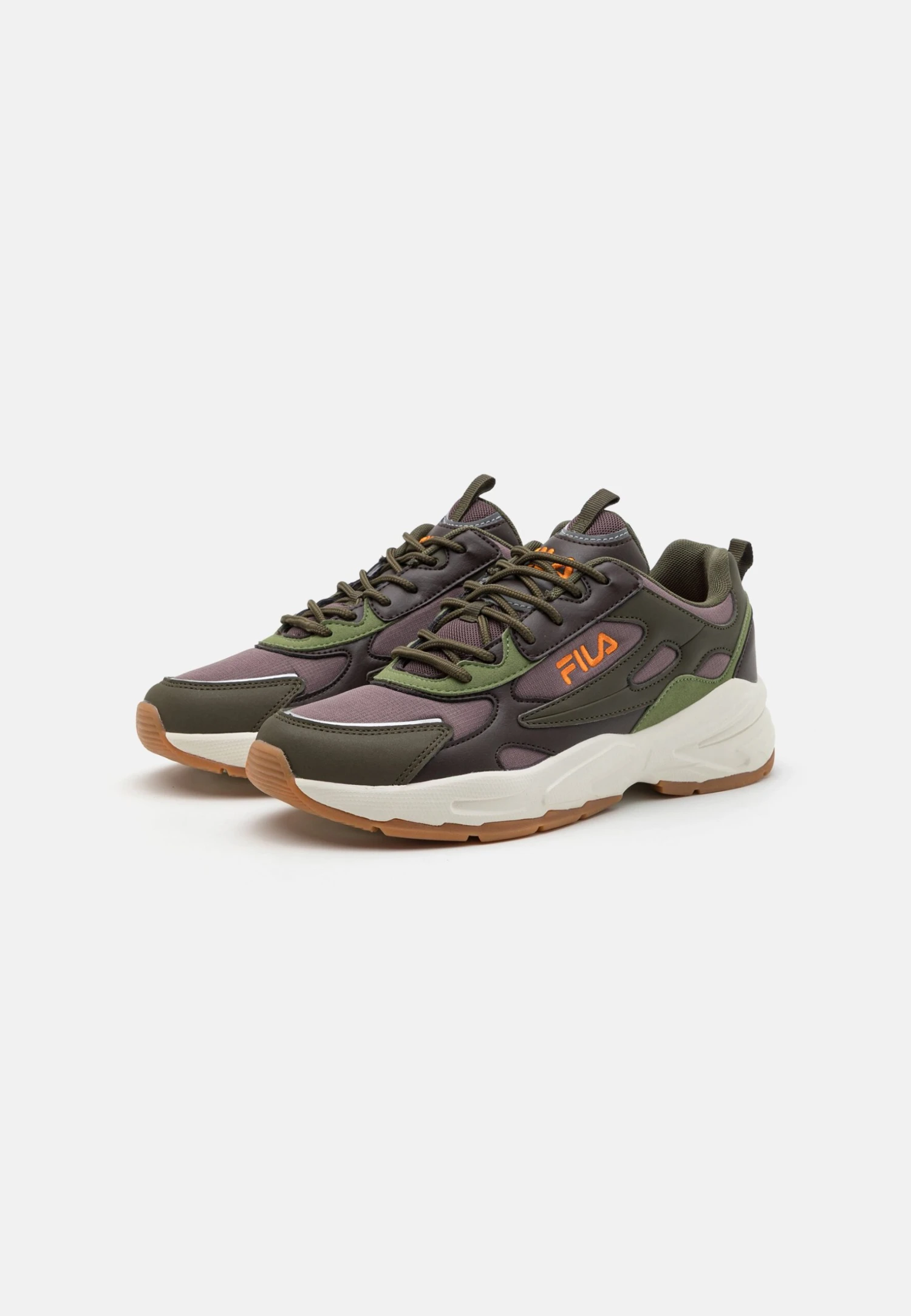 Fila Novarra Unisex - Zapatillas - Plum Truffle/Oil Green - Imagen 2