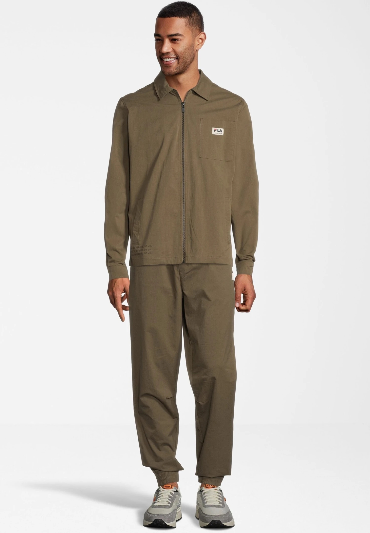 Fila Termoli- Chaqueta Fina - Burnt Olive - Imagen 2