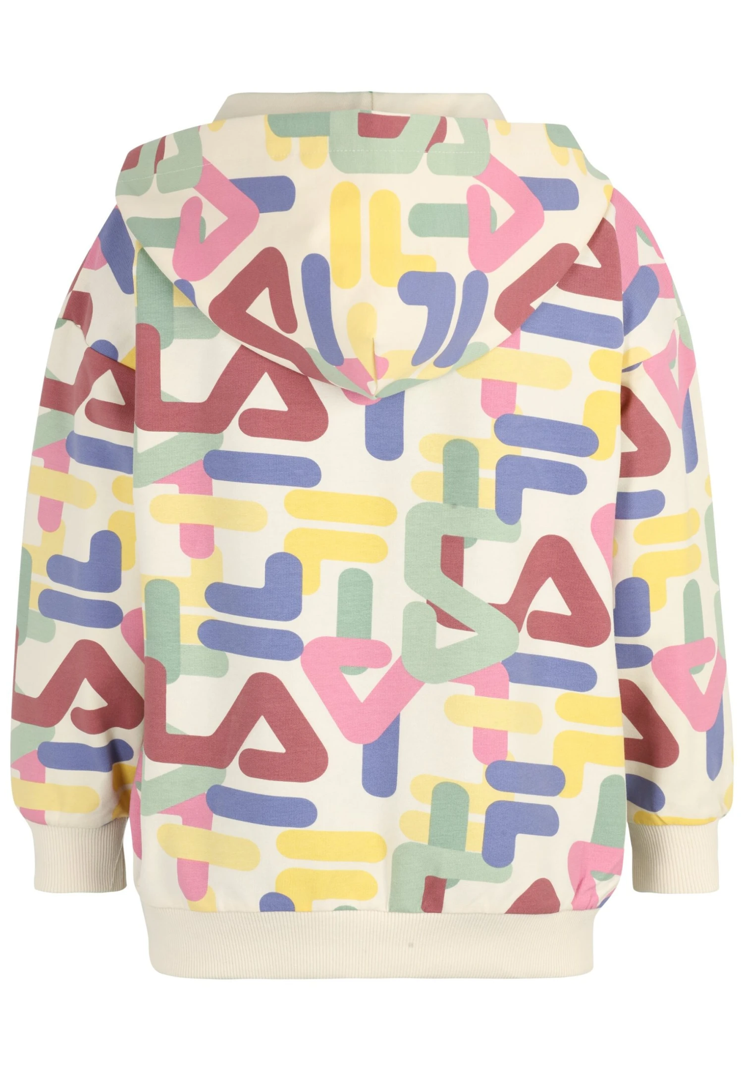 Fila Trennewurth Aop- Sudadera Con Cremallera - Antique White Letter Aop - Imagen 3