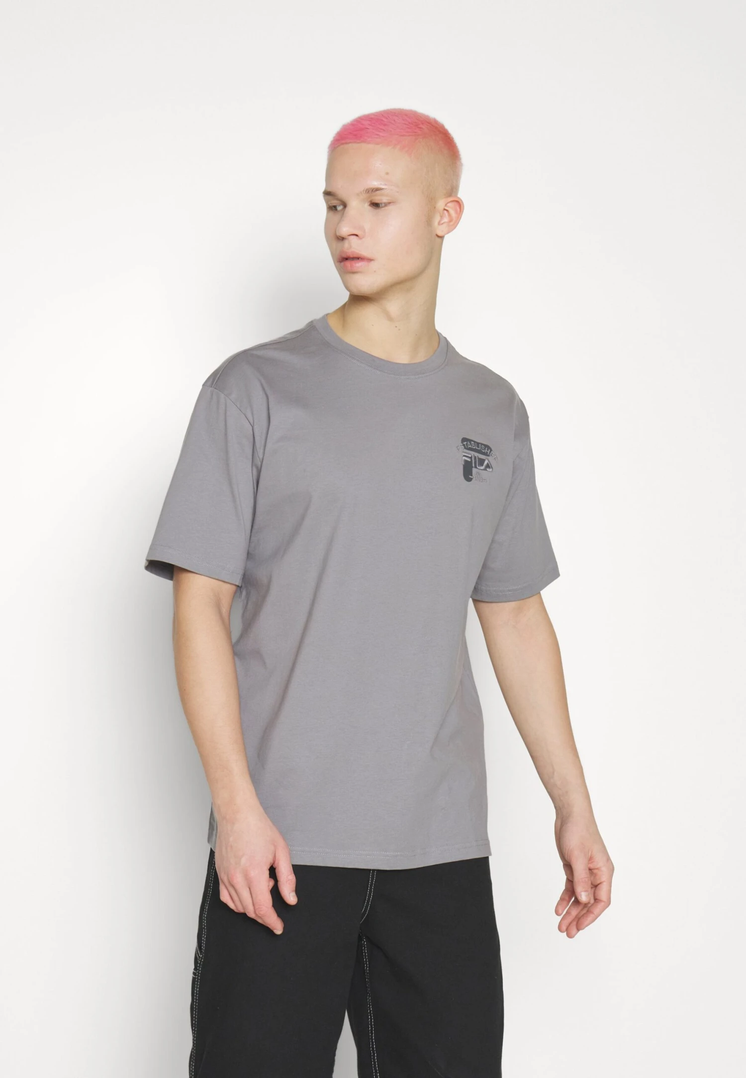 Fila Brovo Oversized Tee - Camiseta Básica - Night Owl - Imagen 3