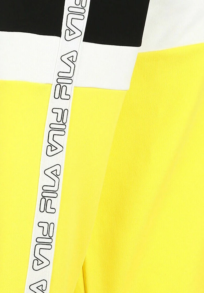 Fila Jacoby Blocked Tape Crew - Sudadera - Black Aurora Bright White - Imagen 3