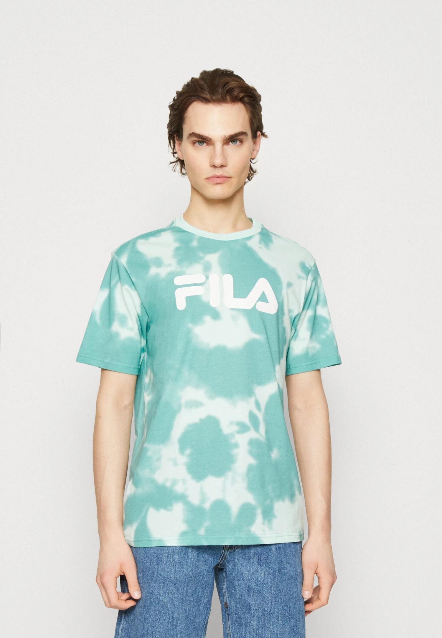 Fila Barver Tee Unisex - Camiseta Estampada - Beryl Green