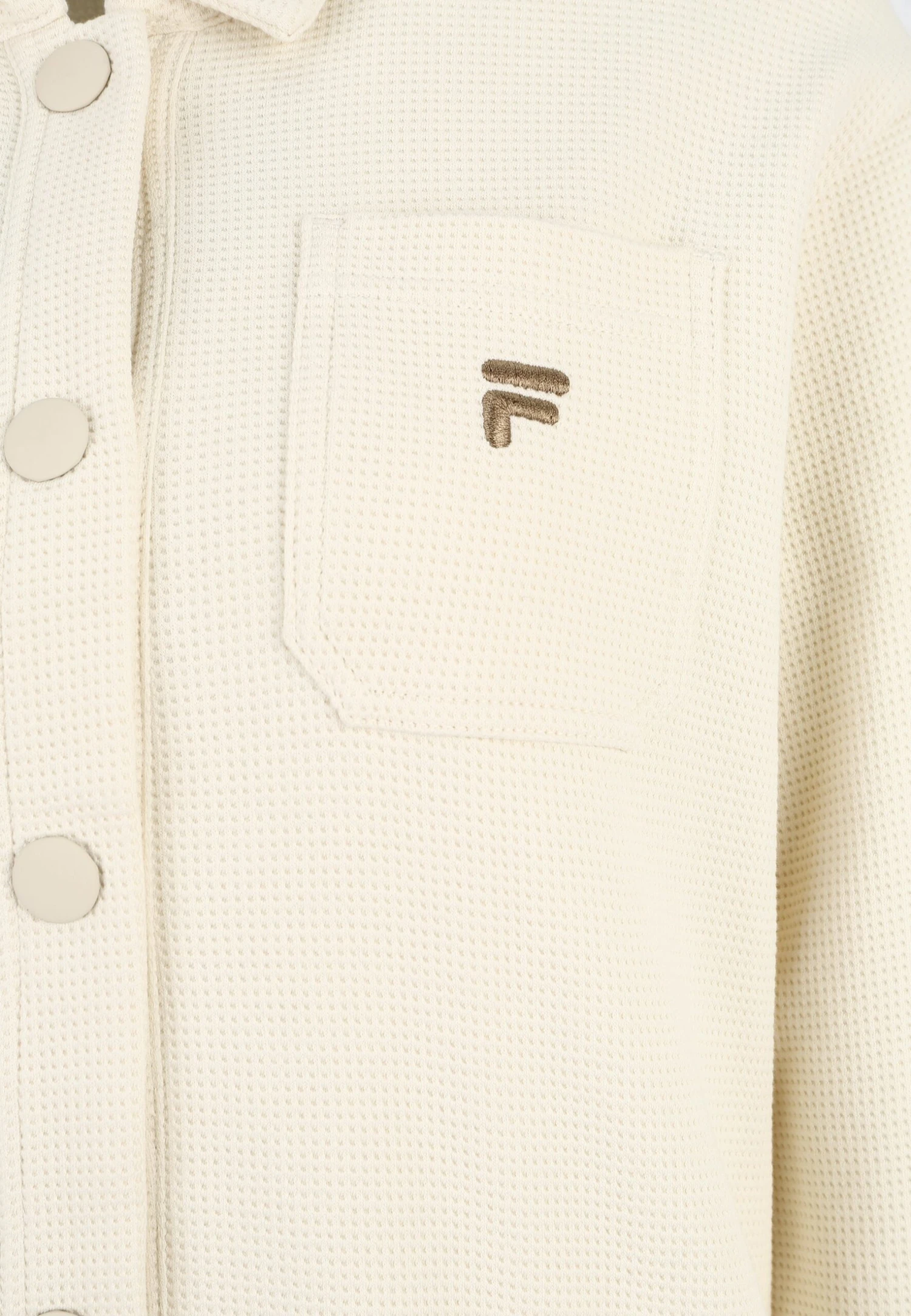 Fila Apparel Civita Cropped- Chaqueta Fina - Antique White - Imagen 5