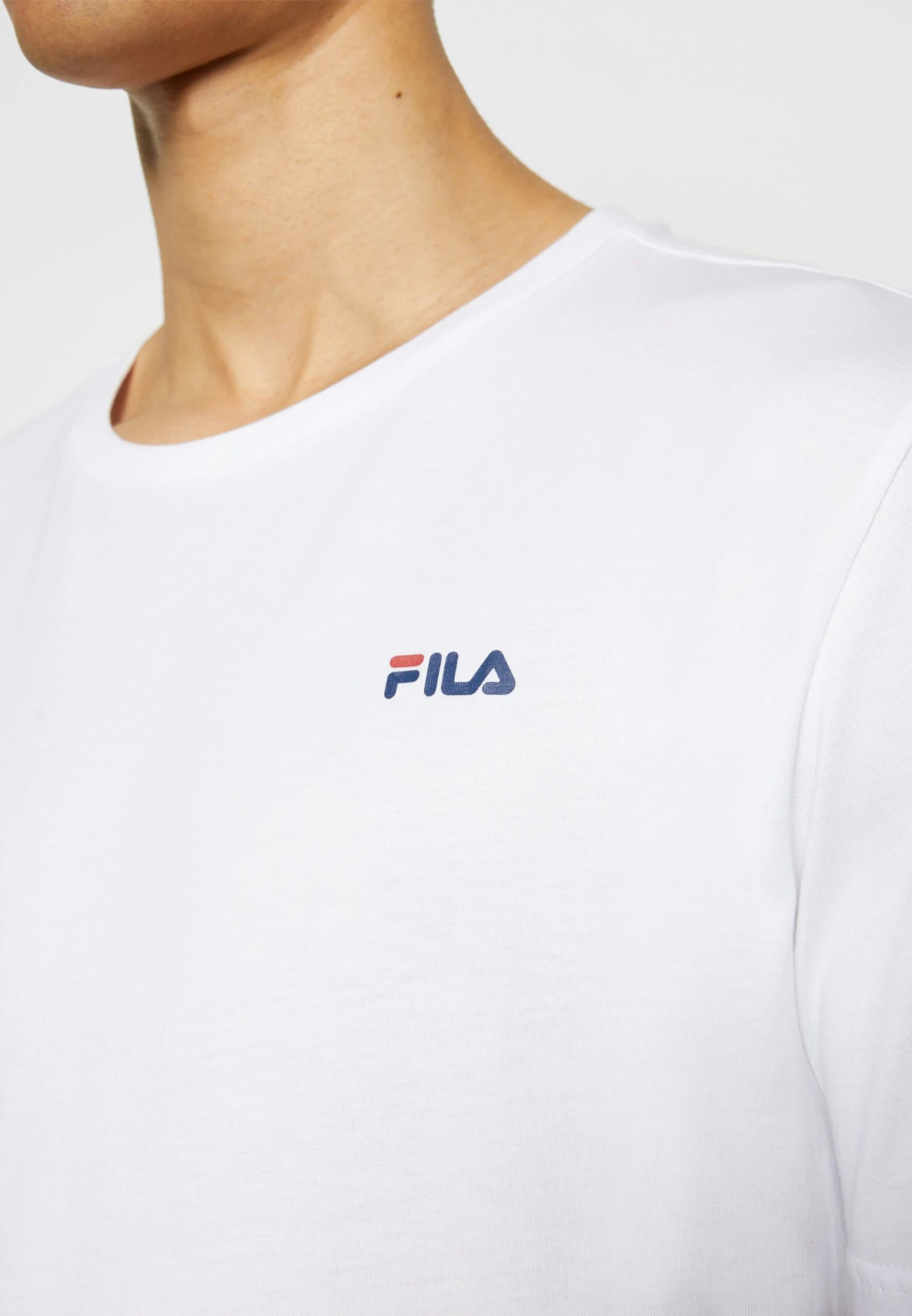 Fila Brod Tee 2 Pack - Camiseta Básica - Bright White/Light Grey Melange - Imagen 8