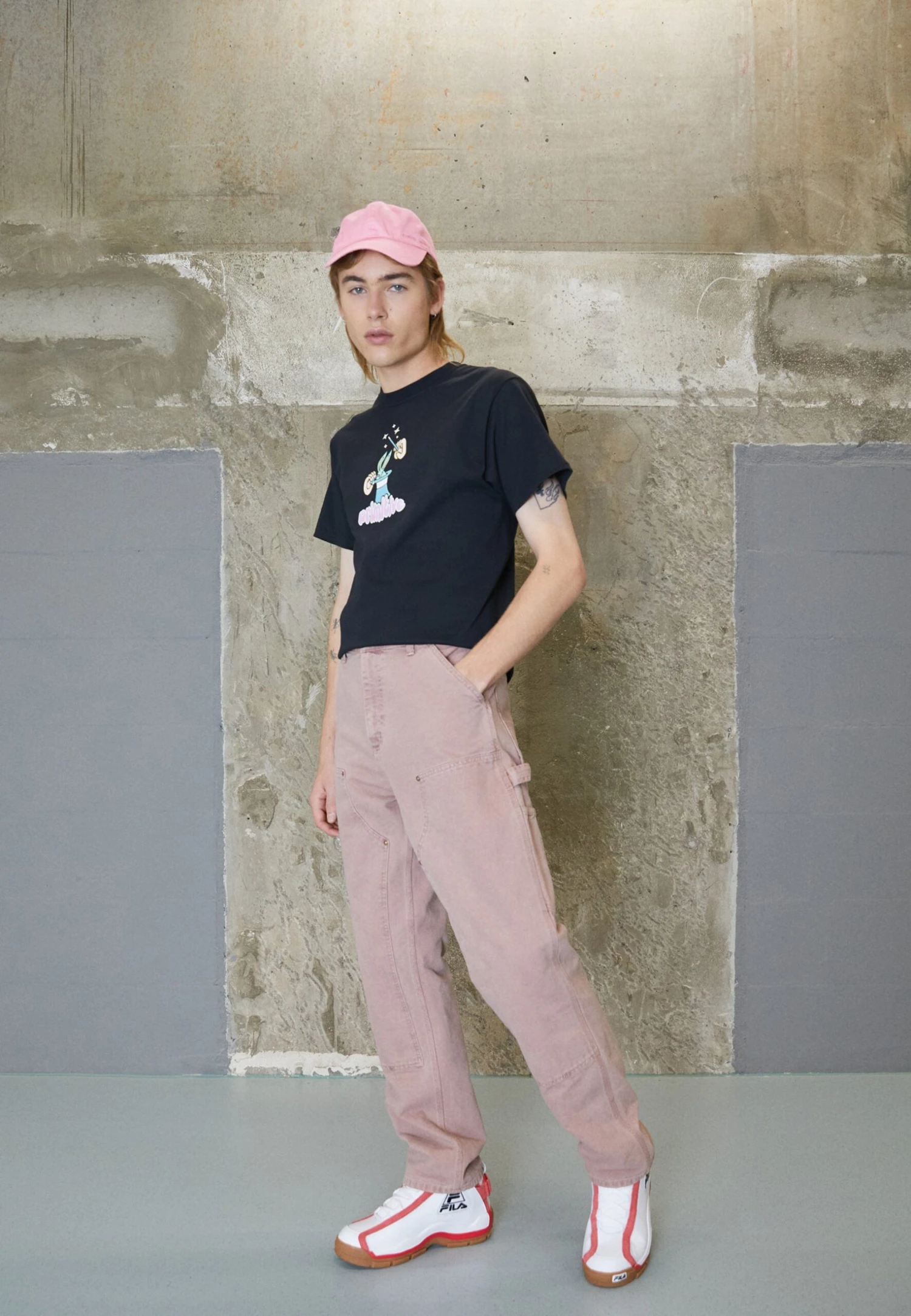 Fila Grant Hill Euro Basket Mid Unisex - Zapatillas Altas - White/Red - Imagen 3