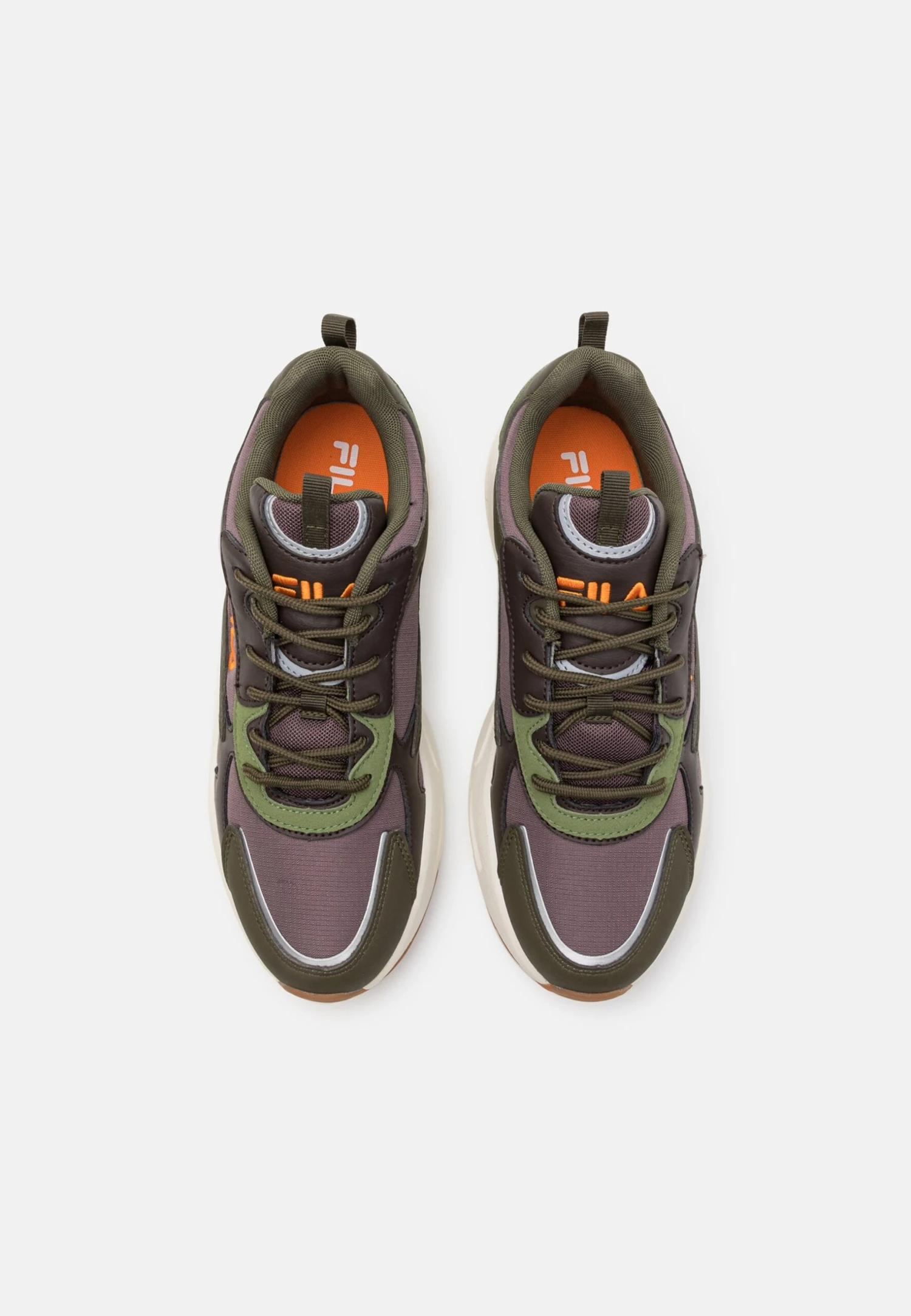 Fila Novarra Unisex - Zapatillas - Plum Truffle/Oil Green - Imagen 4