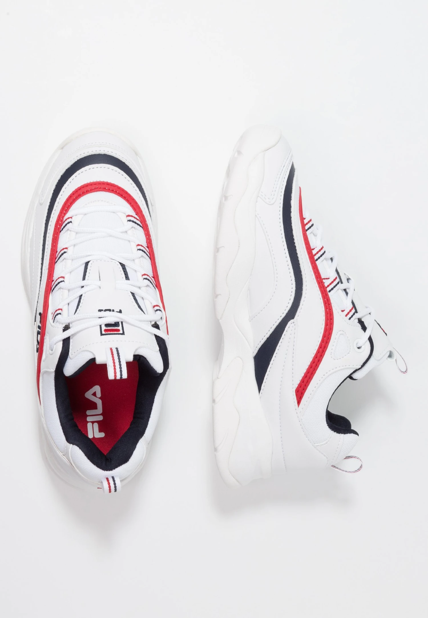 Fila Ray - Zapatillas - White/Navy/Red - Imagen 4