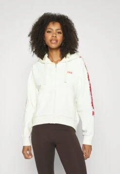 Fila Bercher Hoody Jacket - Sudadera Con Cremallera - Cloud Dancer