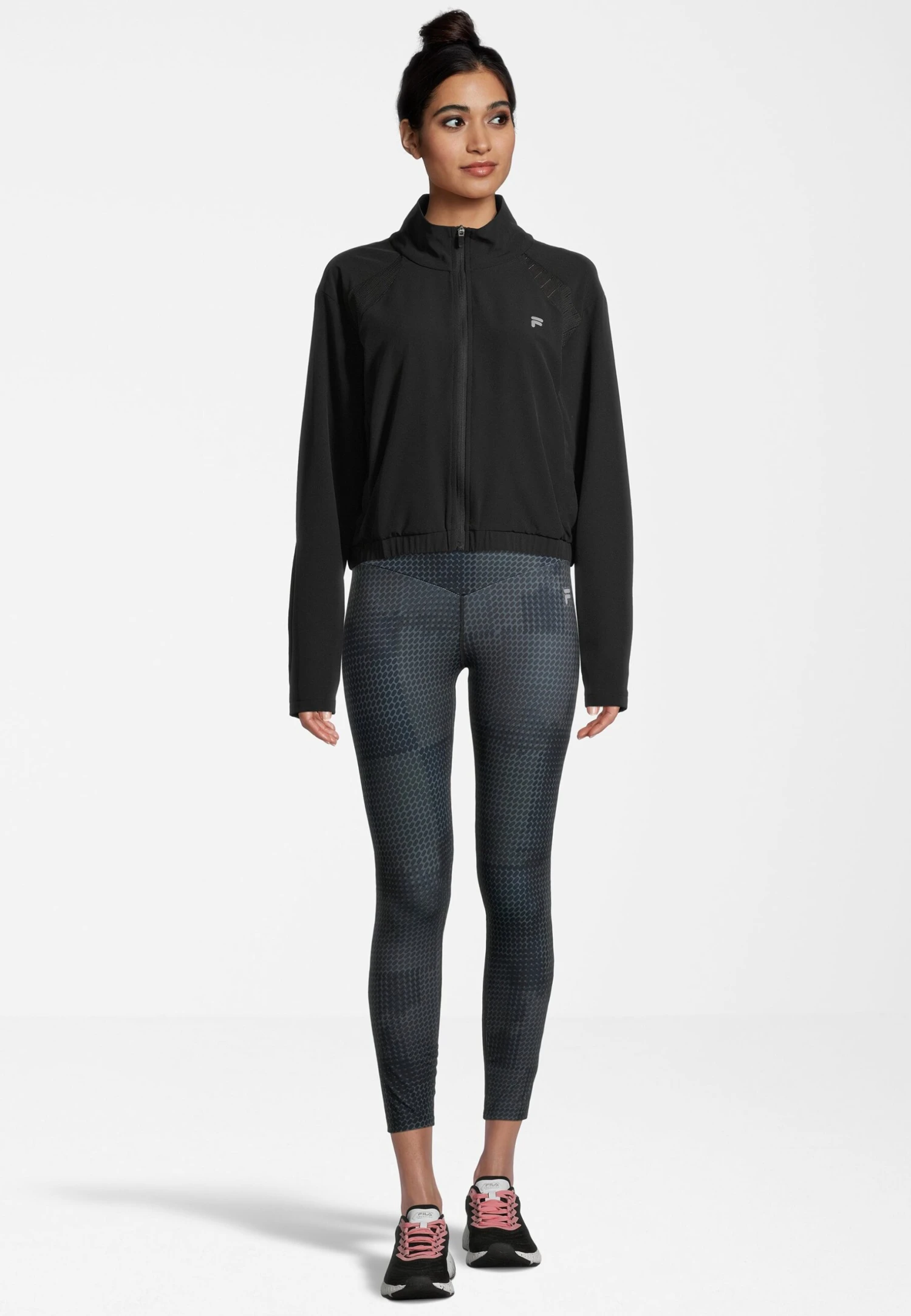 Fila Apparel Rovereto Cropped - Chaqueta De Entrenamiento - Black - Imagen 2