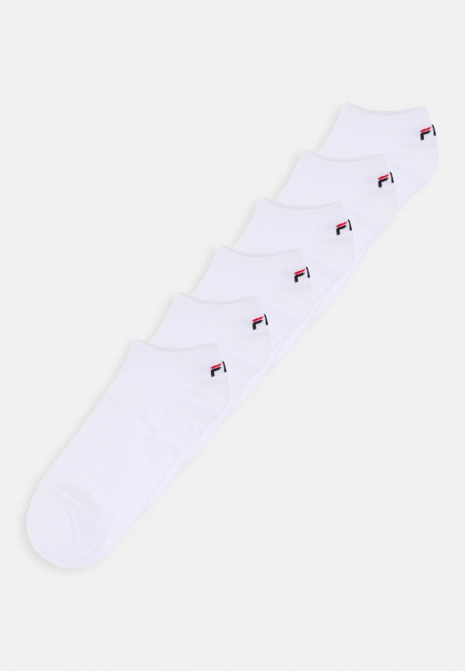 Fila Invisible Plain Socks Unisex 6 Pack - Calcetines - White