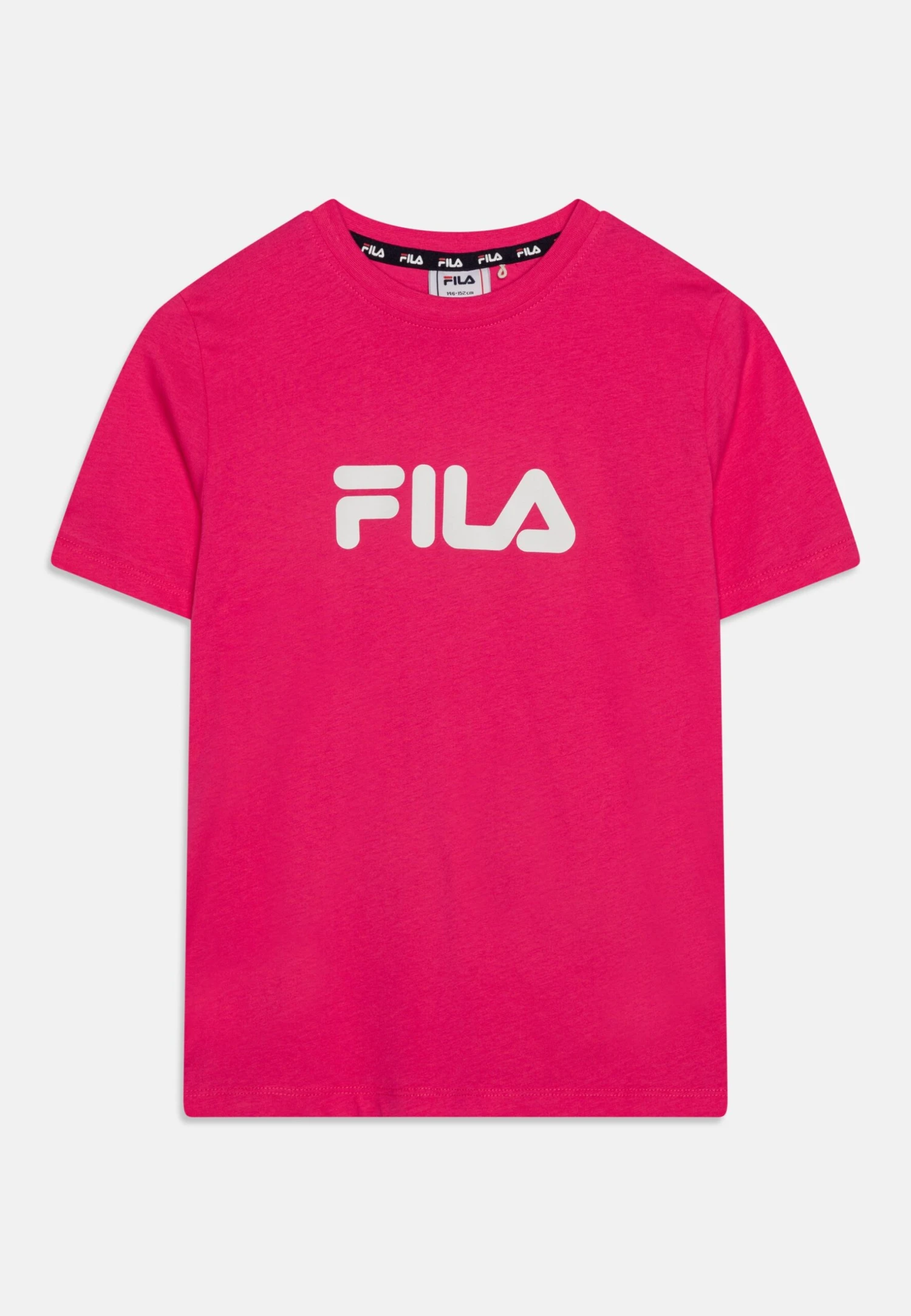 Fila Solberg Logo Tee Unisex - Camiseta Estampada - Fuchsia Purple