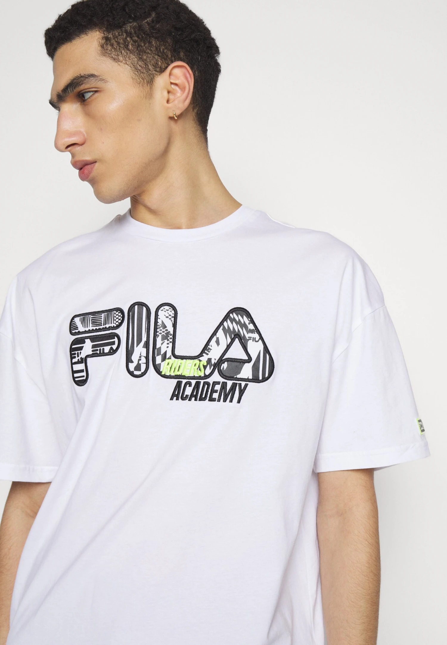 Fila Vr46 Oversized Tee - Camiseta Estampada - Bright White - Imagen 6