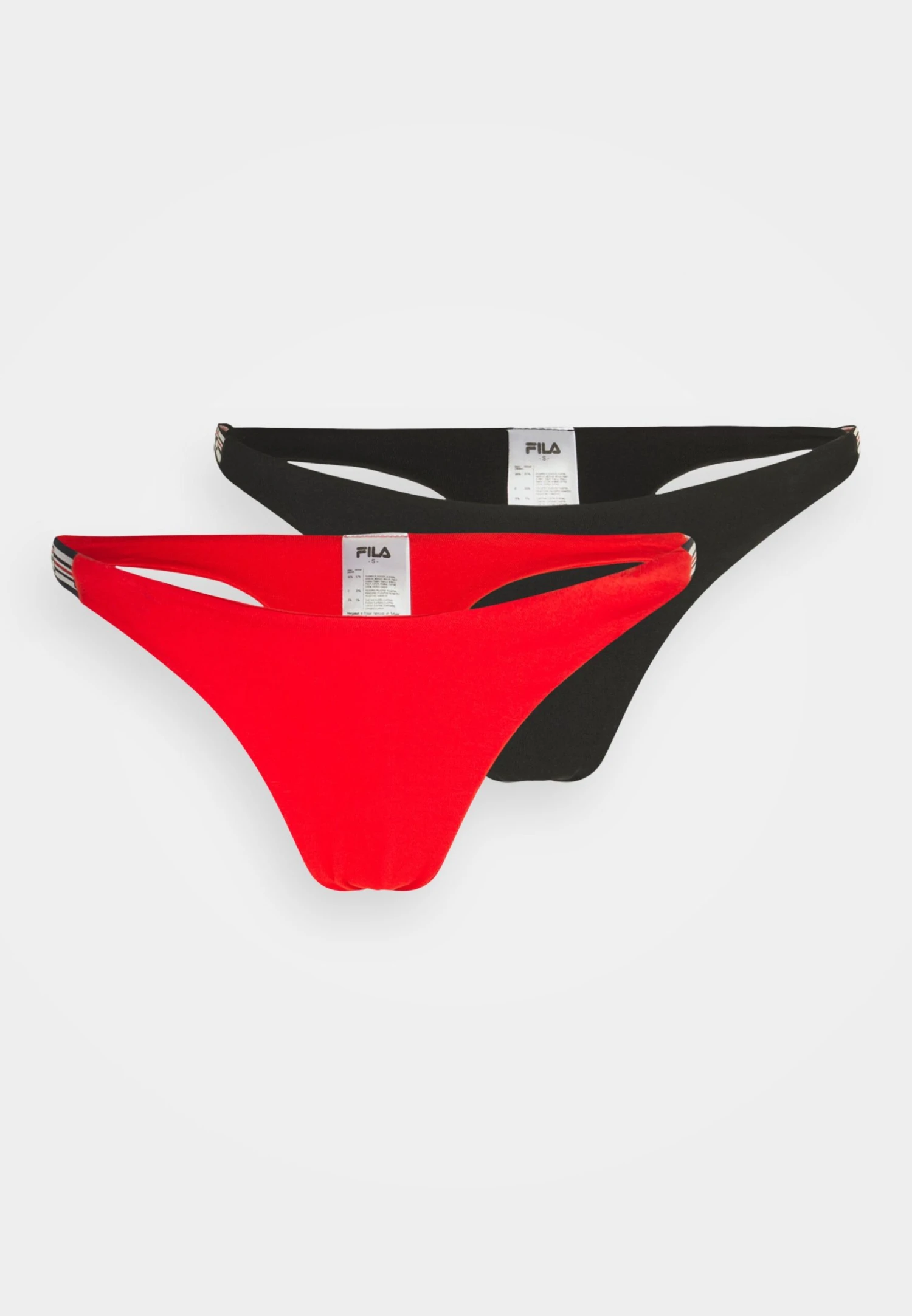 Fila Woman 2 Pack - Tanga - Black/Red - Imagen 5