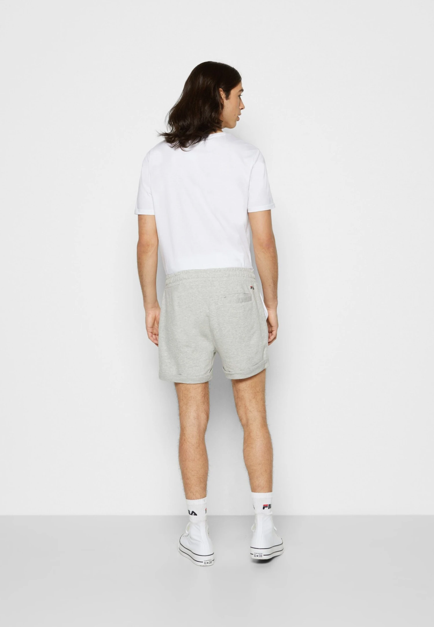 Fila Büsum Cropped - Shorts - Light Grey Melange - Imagen 4