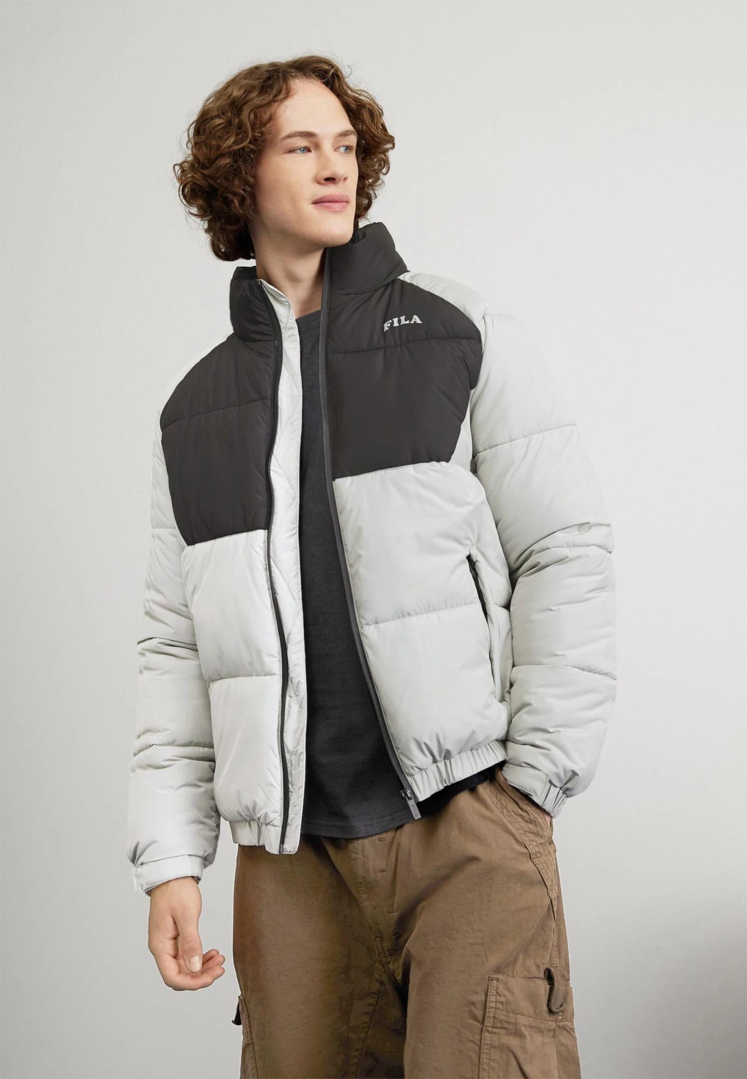 Fila Tarsus - Chaqueta De Invierno - Ultimate Gray - Black