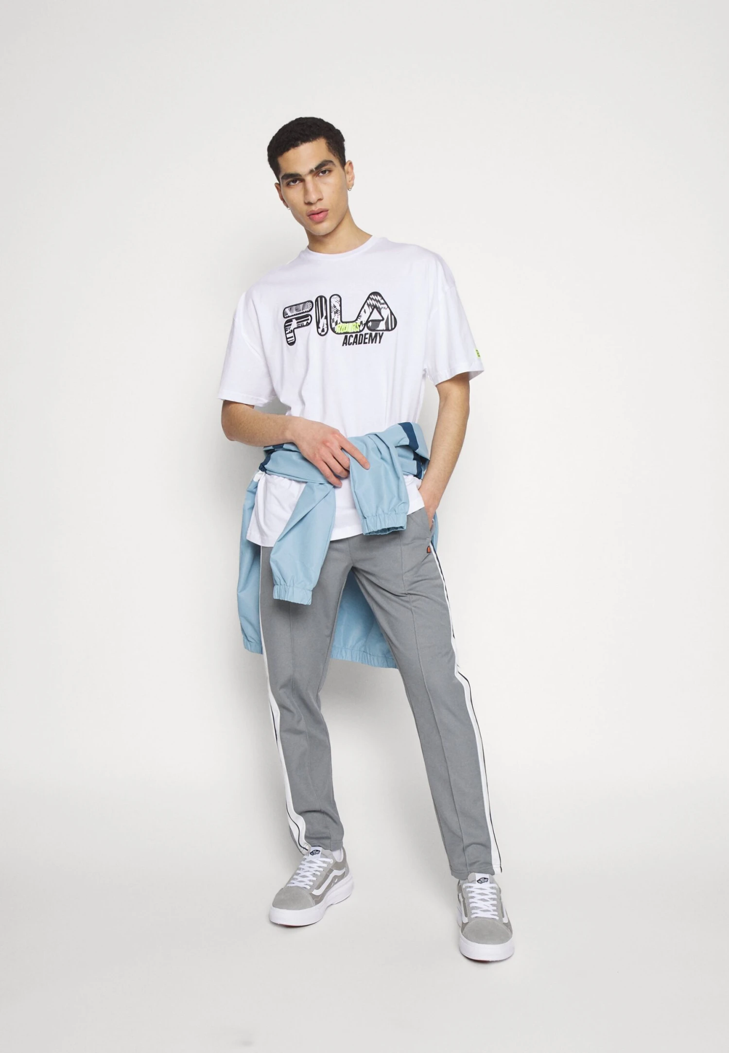 Fila Vr46 Oversized Tee - Camiseta Estampada - Bright White - Imagen 5