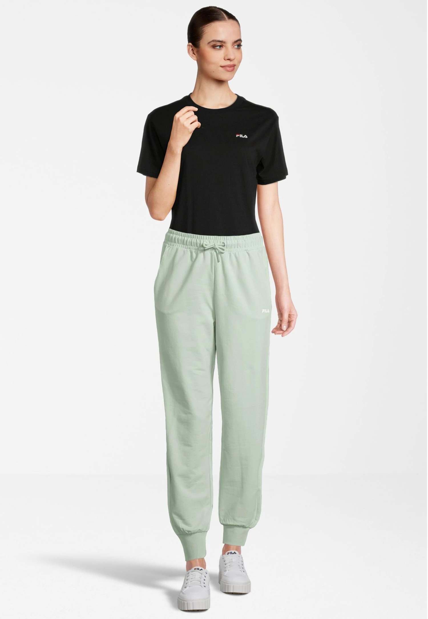 Fila Apparel Balimo High Waist - Pantalones Deportivos - Silt Green - Imagen 2