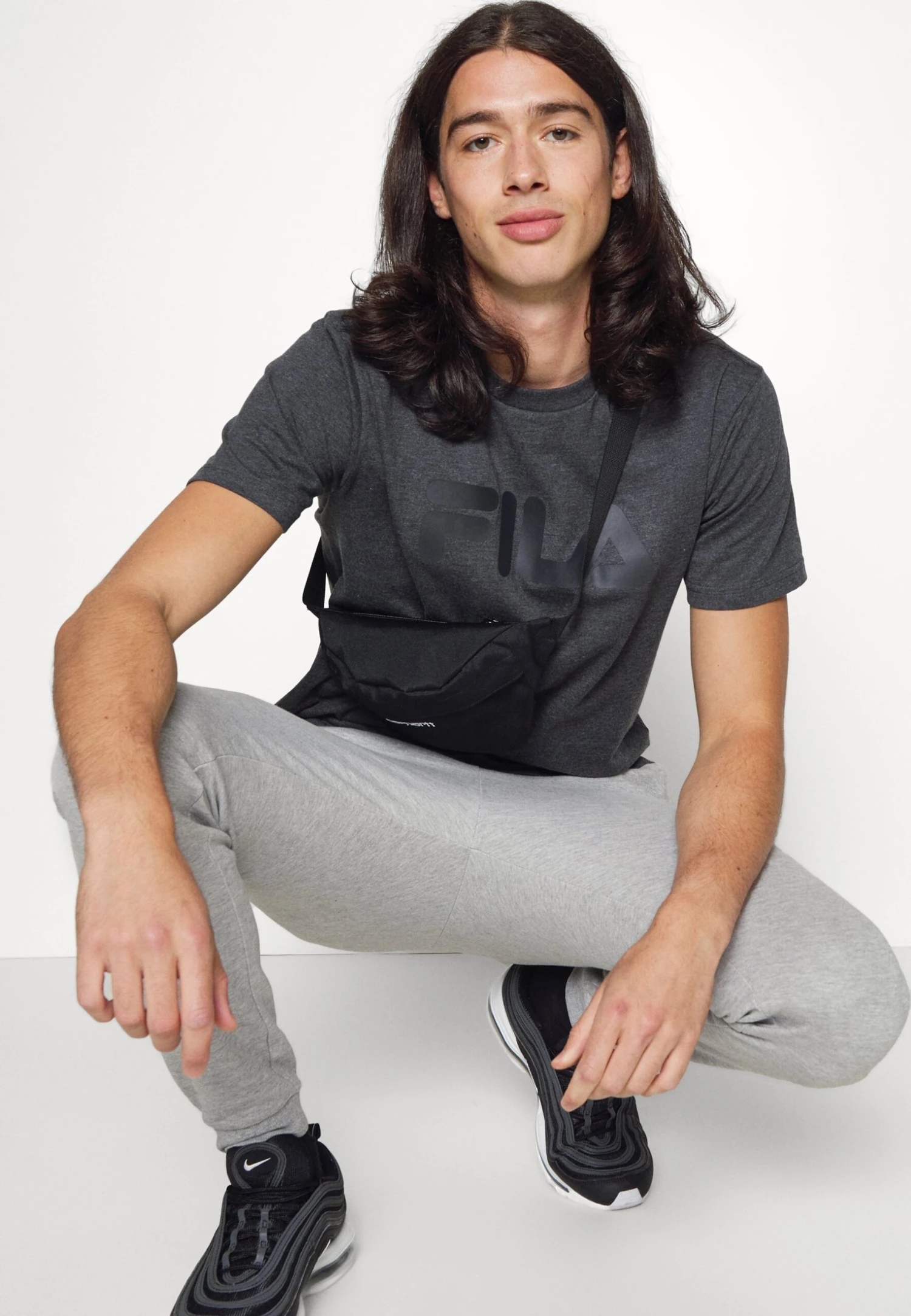 Fila Bellano- Camiseta Estampada - Dark Grey - Imagen 4