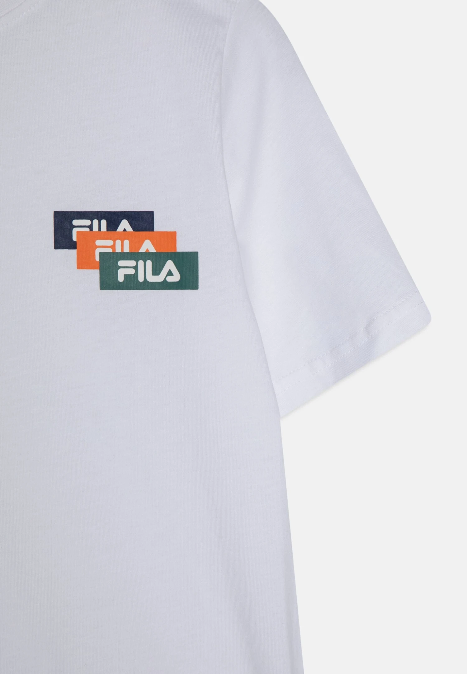Fila Biala Podlaska Graphic Tee Unisex - Camiseta Estampada - Bright White - Imagen 3