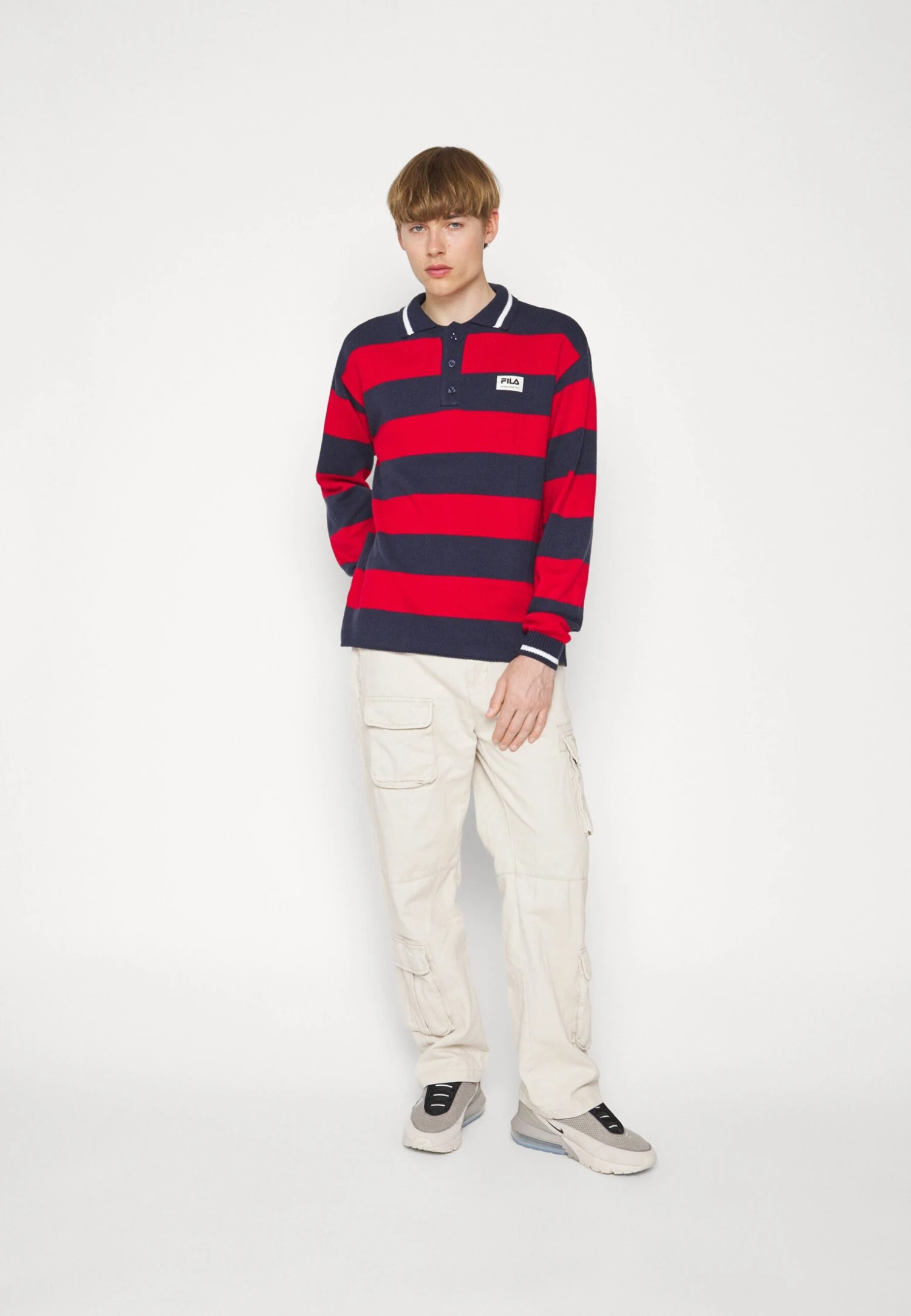 Fila Turpan- Jersey De Punto - Black Iris/True Red - Imagen 5