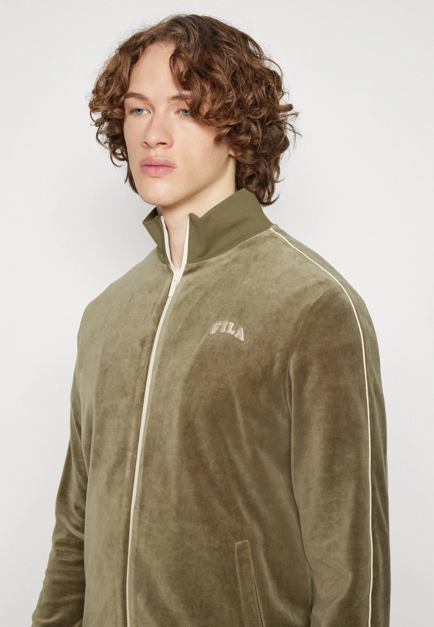 Fila Tegal Velvet - Chaqueta De Entrenamiento - Olive Night - Imagen 6