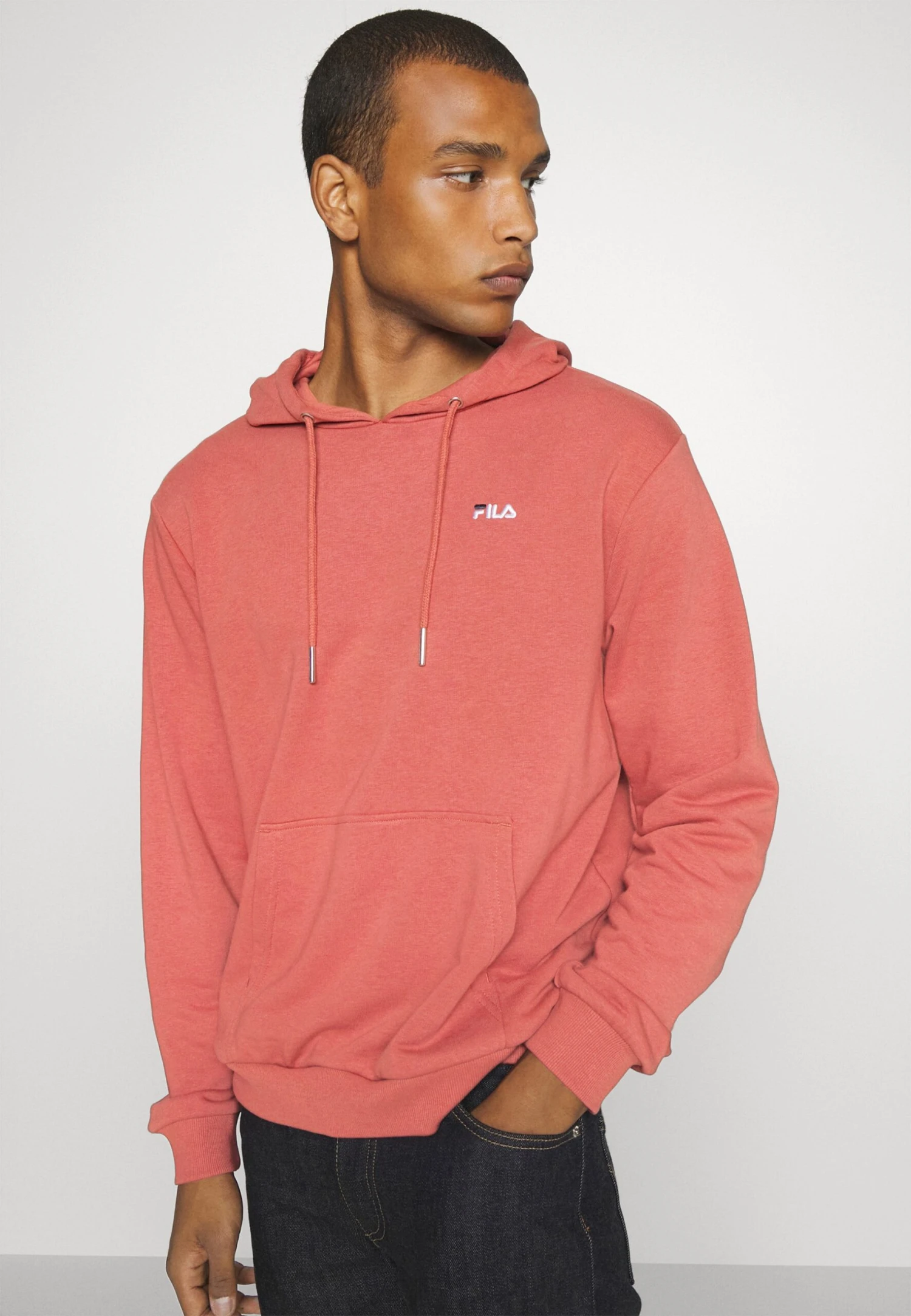 Fila Bengel Regular Hoody Unisex - Jersey Con Capucha - Marsala - Imagen 4