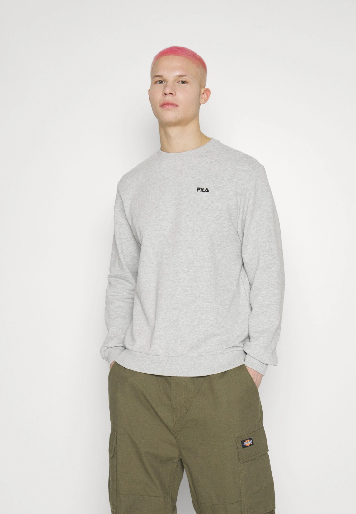 Fila Brustem Crew - Sudadera - Light Grey Melange - Imagen 3