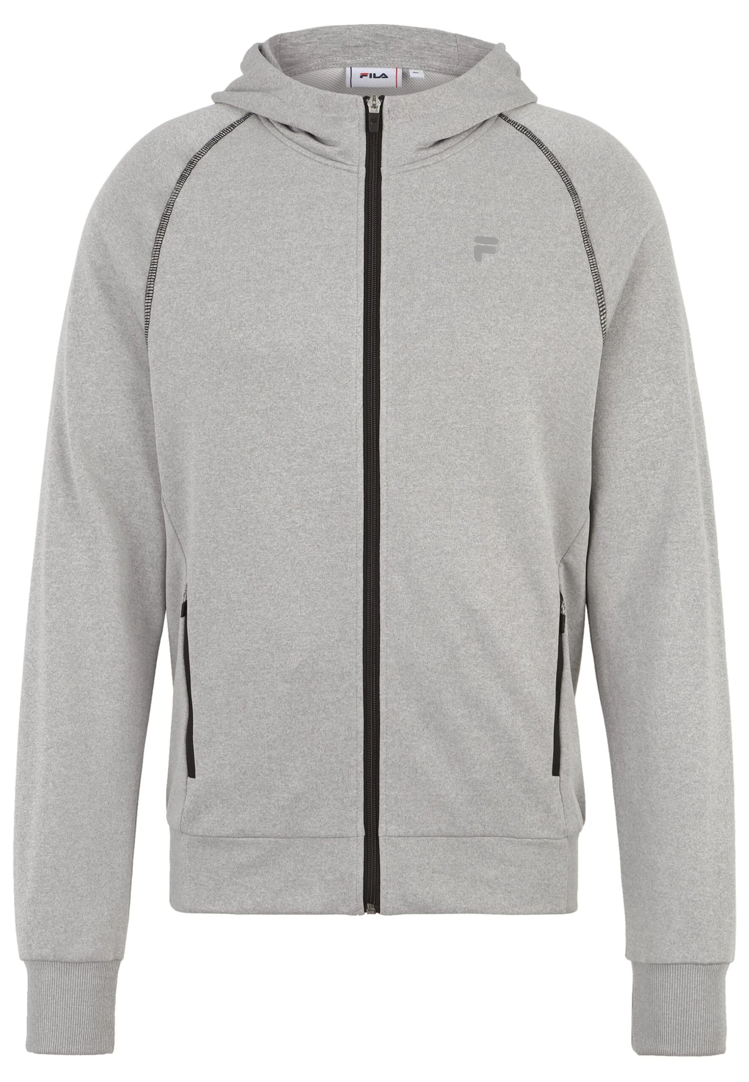 Fila Lage Slim- Sudadera Con Cremallera - Light Grey Melange - Imagen 4