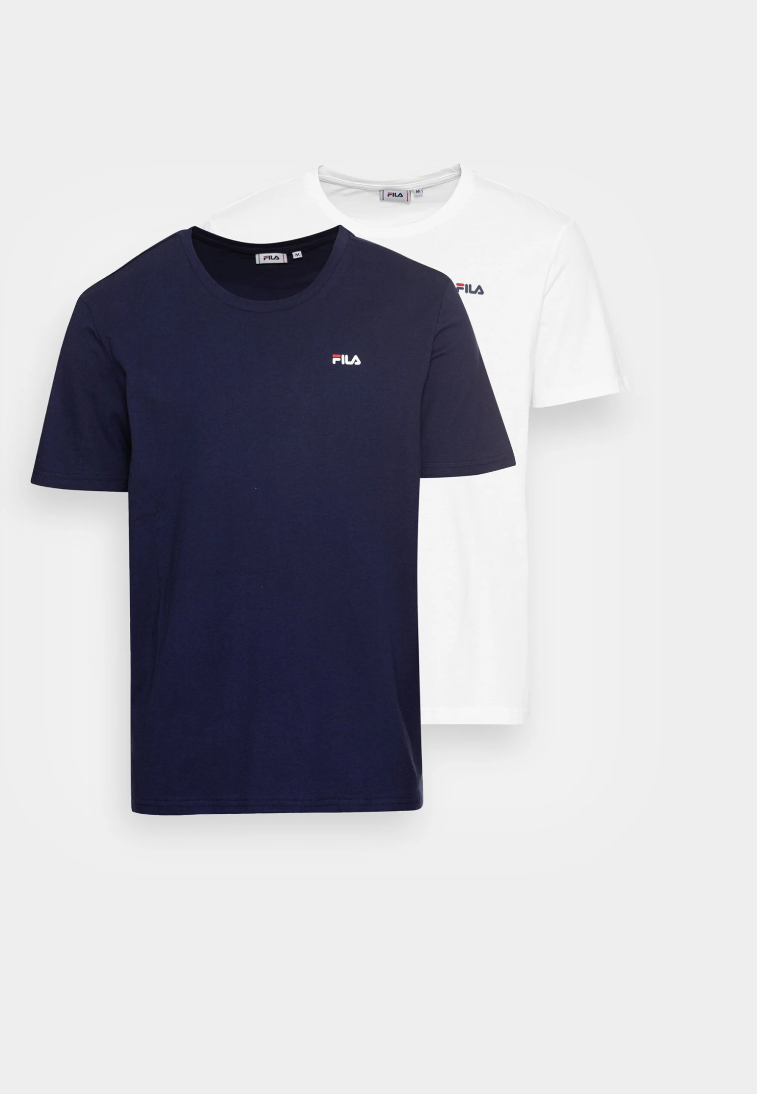 Fila Brod Tee 2 Pack - Camiseta Básica - Bright White/Medieval Blue - Imagen 5