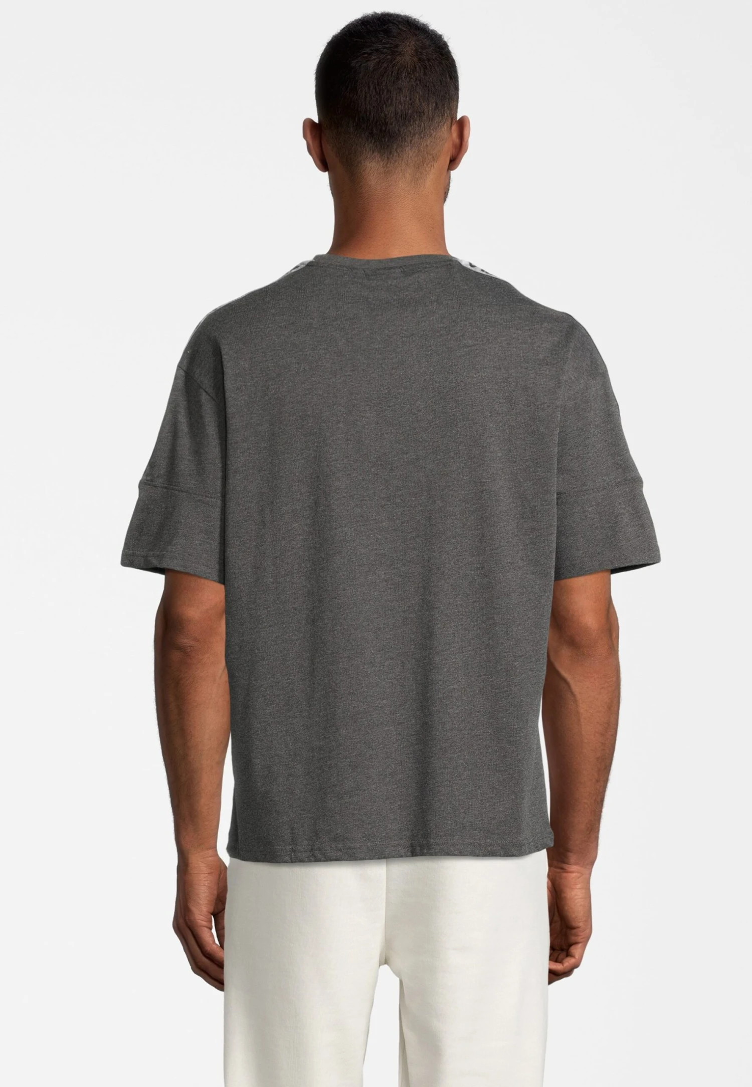 Fila Brittnau - Camiseta Estampada - Dark Grey Melange - Imagen 3