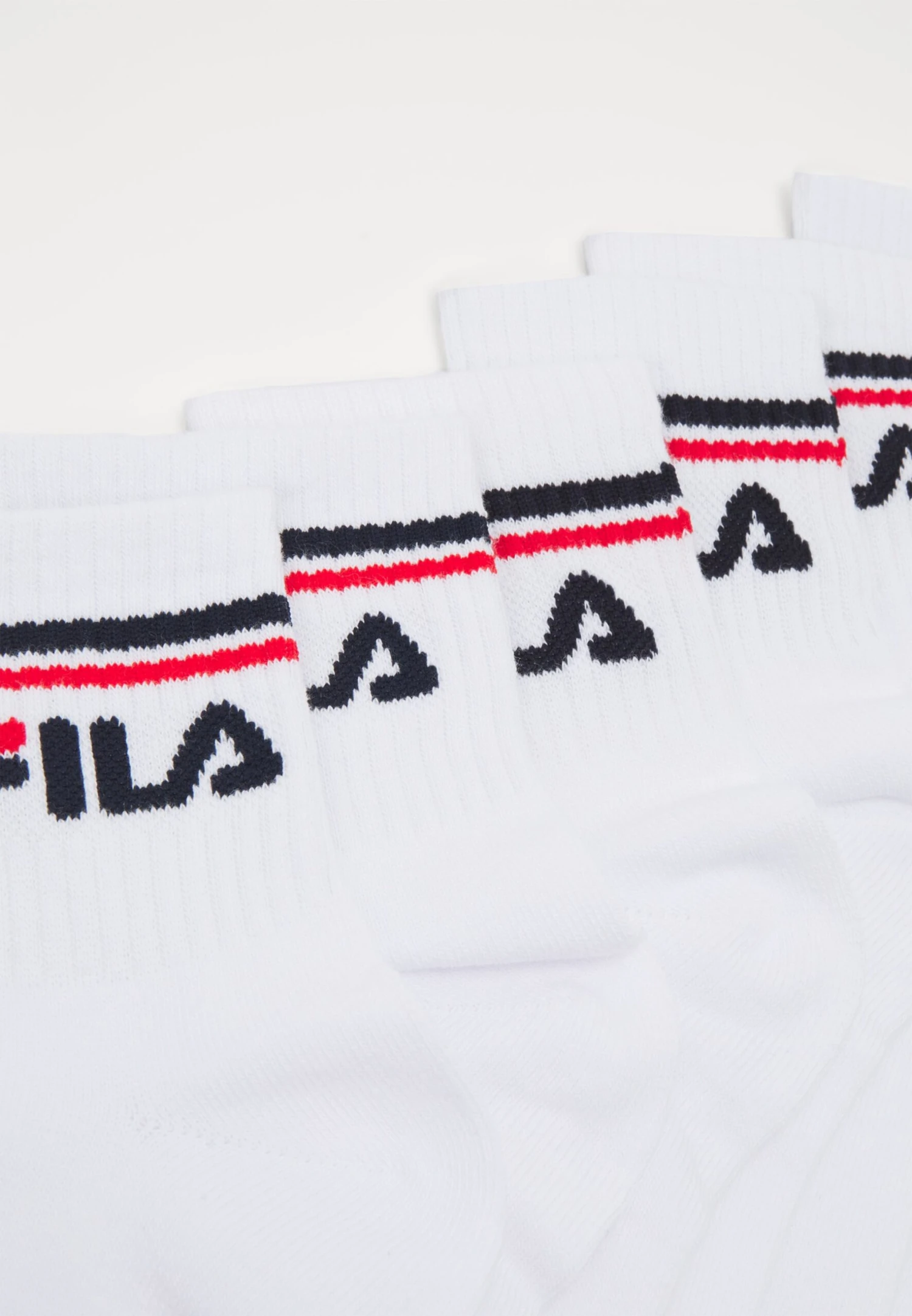 Fila Urban Quarter 6 Pack Unisex - Calcetines - White - Imagen 2
