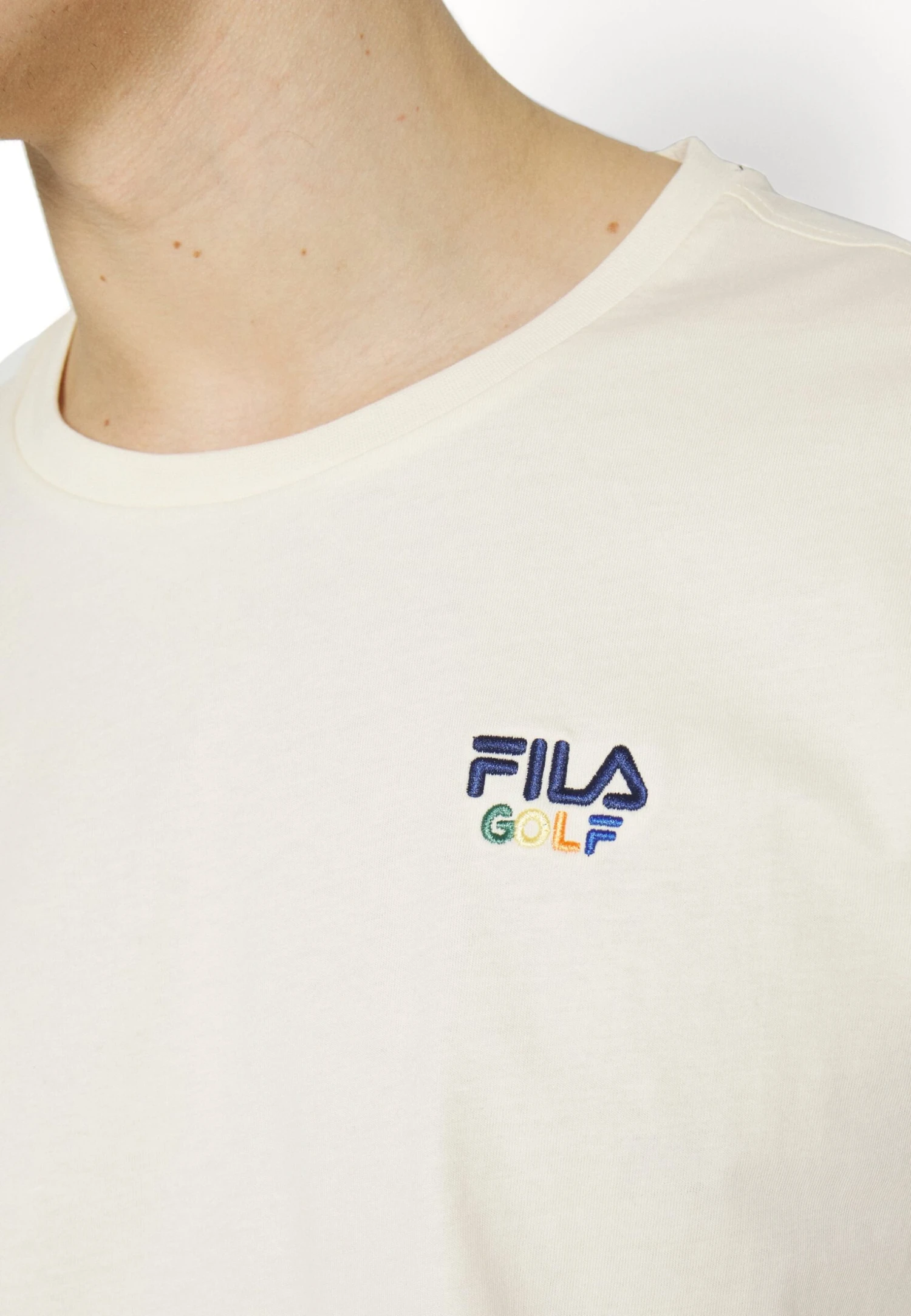 Fila Binzen Regular Graphic Tee - Camiseta Básica - Antique White - Imagen 7