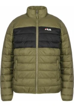 Fila Berglern Thin Puffer Jacket - Chaqueta De Entretiempo - Burnt Olive Moonless Night