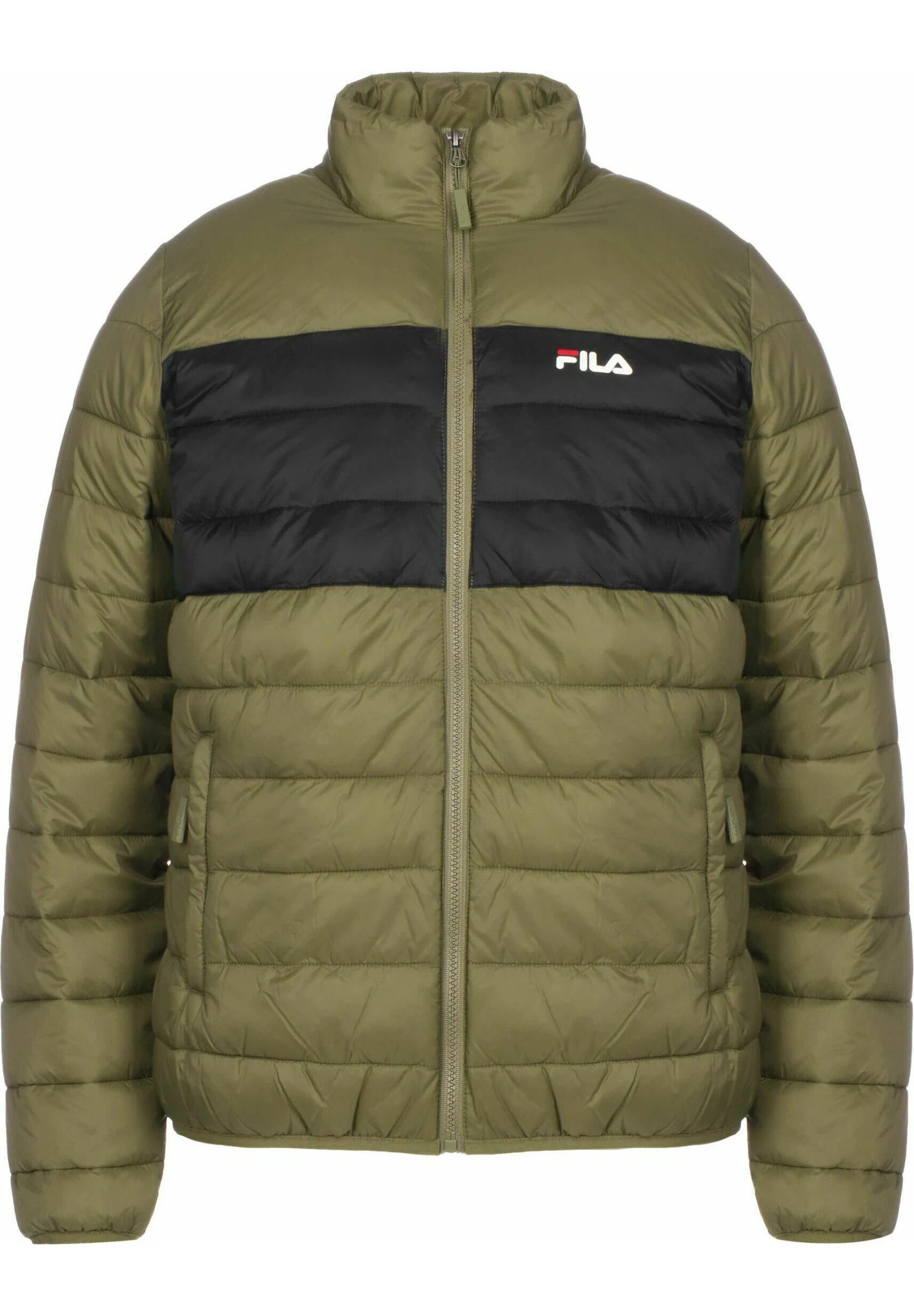 Fila Berglern Thin Puffer Jacket - Chaqueta De Entretiempo - Burnt Olive Moonless Night