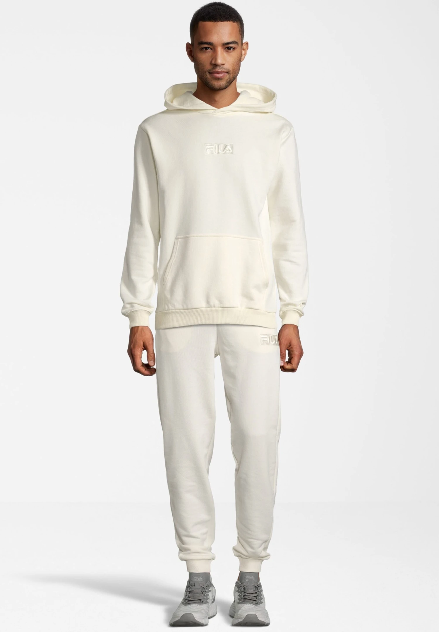 Fila Apparel Beltinci- Jersey Con Capucha - Egret - Imagen 2