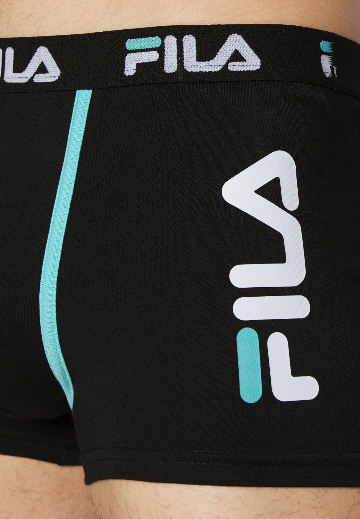 Fila Man Boxer 4 Pack - Culotte - White/Navy/Blue Light/Black - Imagen 6