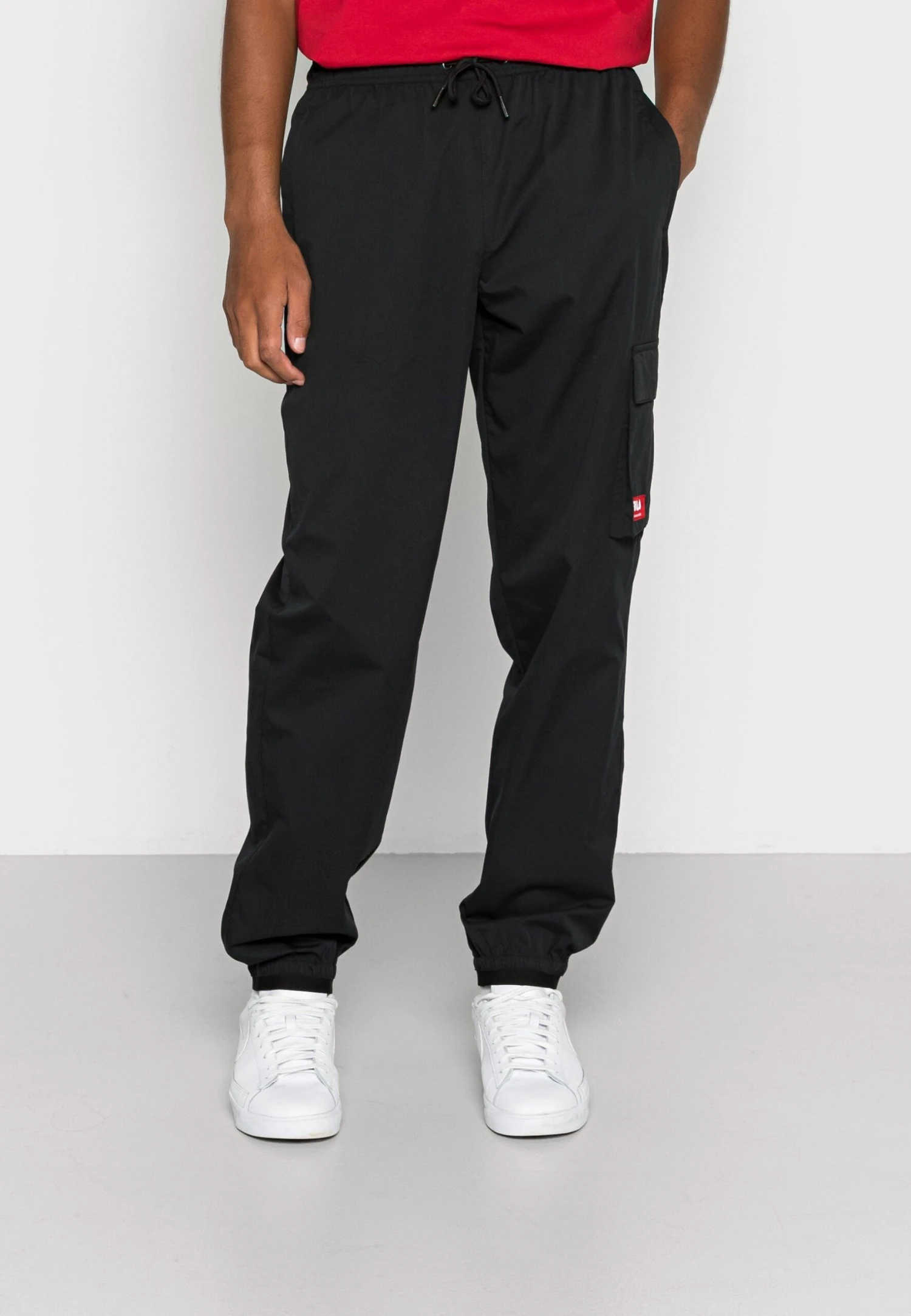 Fila Turhal Pants - Pantalones Cargo - Black Beauty