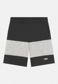 Fila Bridgeport Blocked - Pantalones Deportivos - Black Beauty/Light Grey Melange