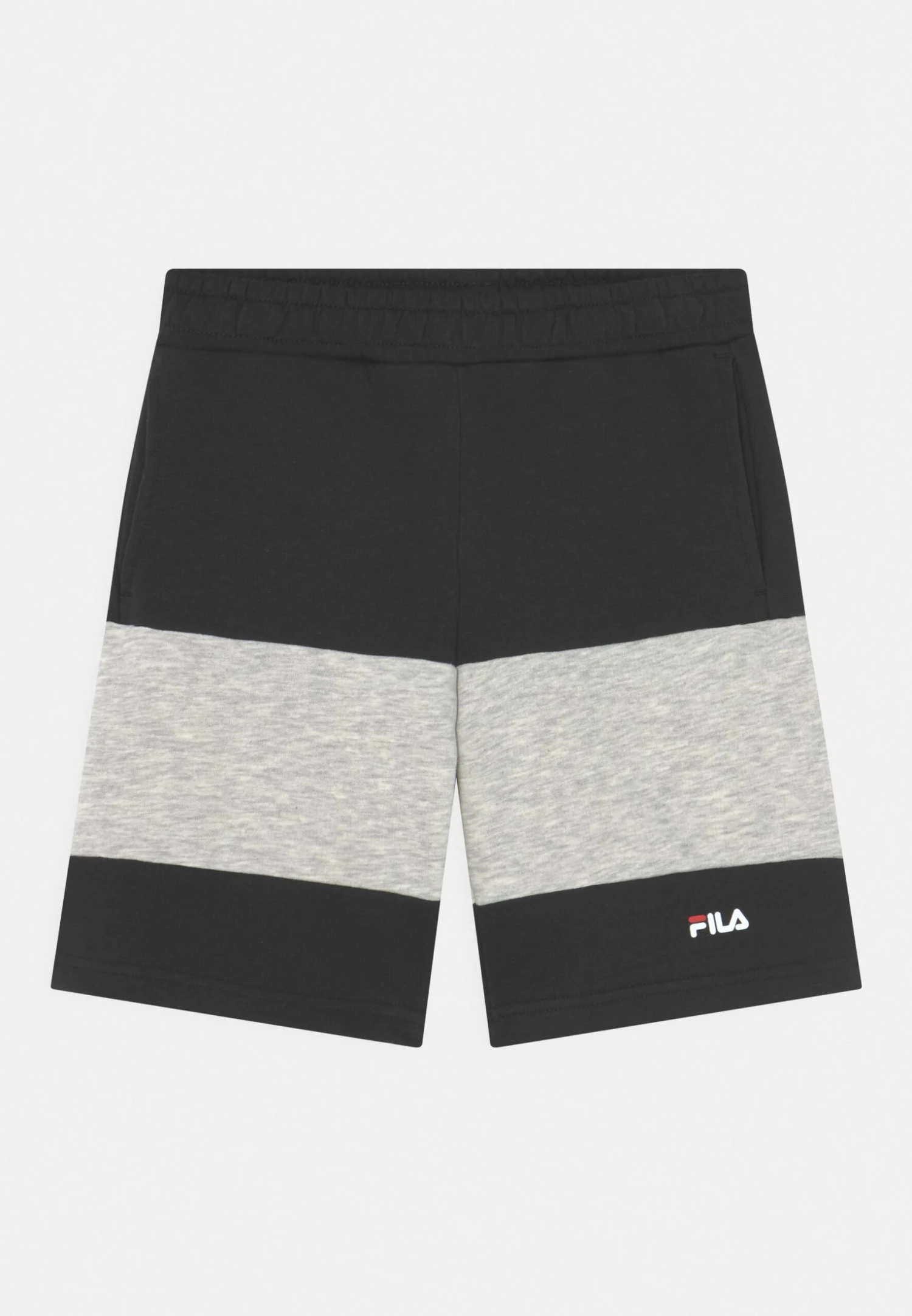 Fila Bridgeport Blocked - Pantalones Deportivos - Black Beauty/Light Grey Melange