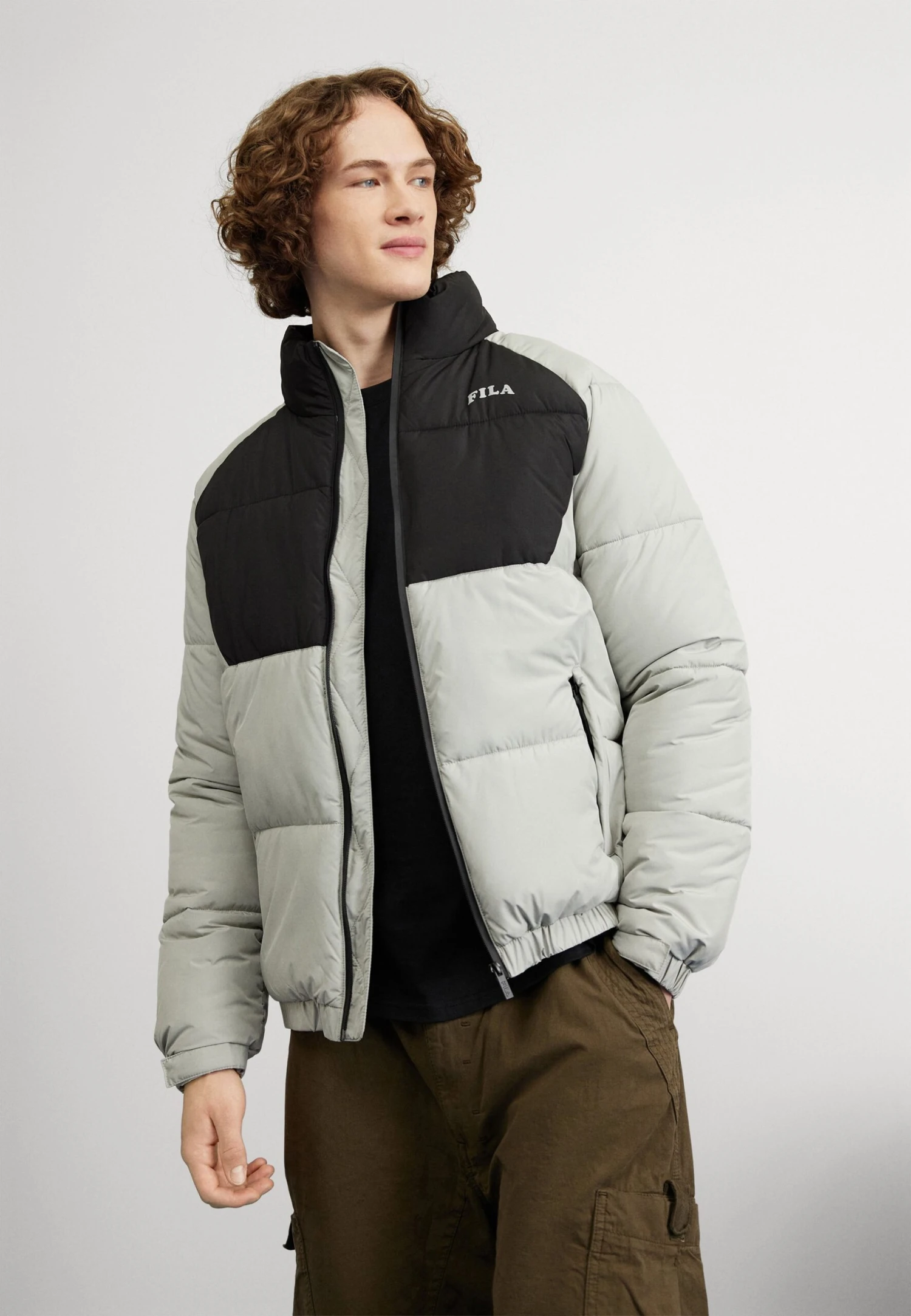 Fila Tarsus - Chaqueta De Invierno - Ultimate Gray - Black - Imagen 6