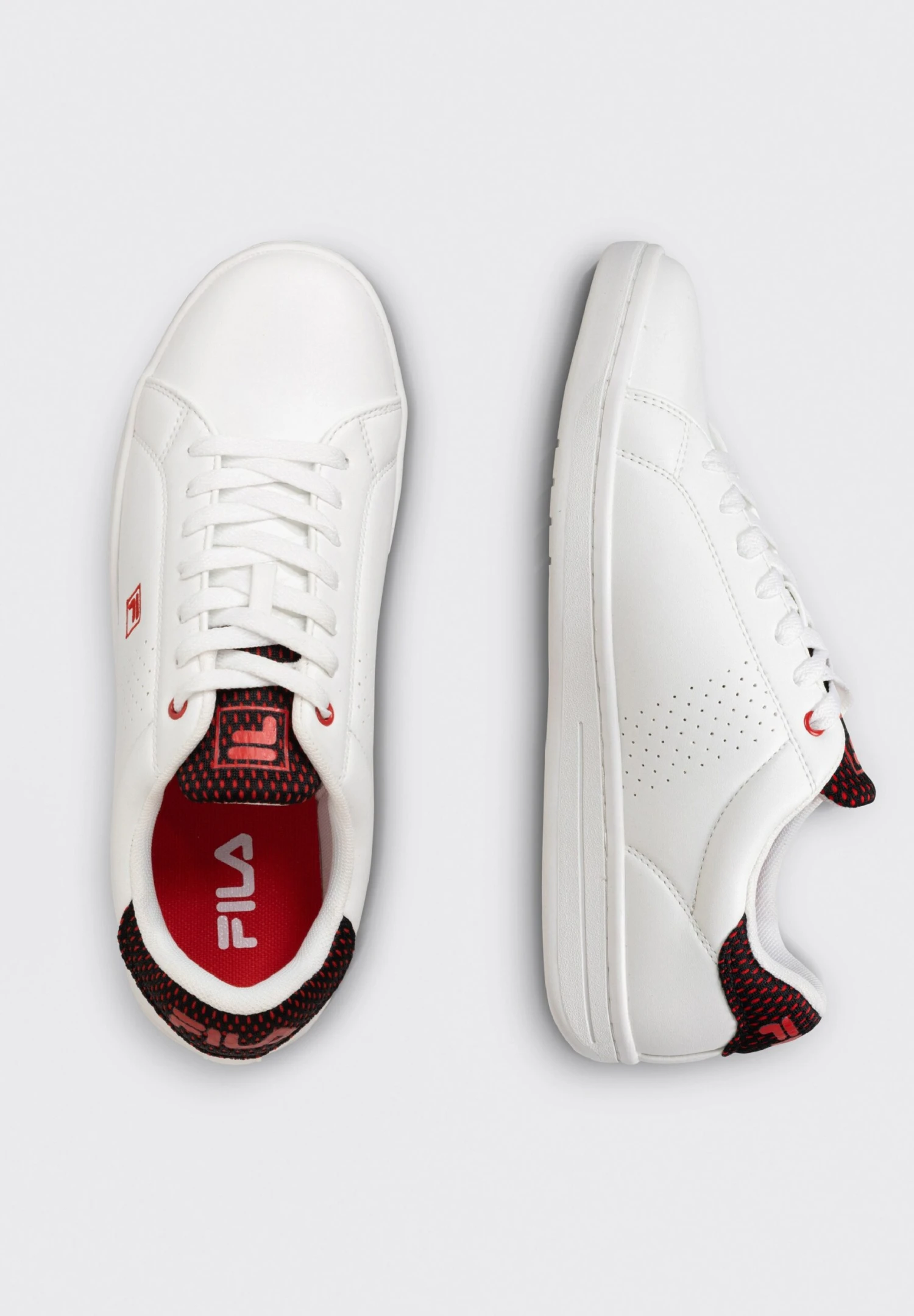 CrosscourtNt - Zapatillas - White-Fila Red - Imagen 3