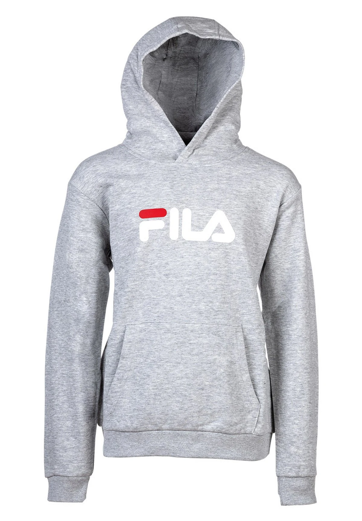 Fila Sande Classic Logo Hoody Unisex - Jersey Con Capucha - Light Grey Melange - Imagen 3