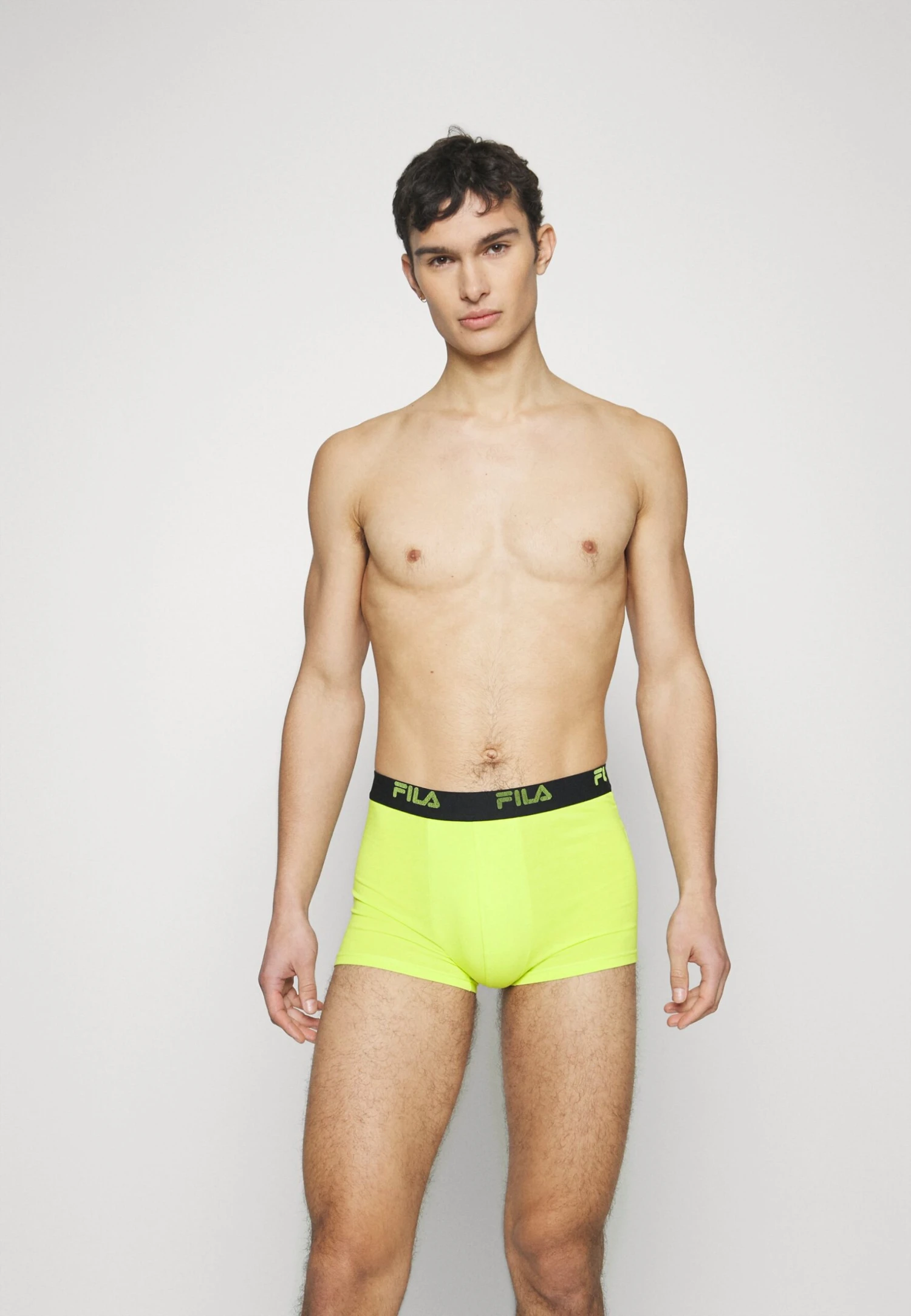 Fila Man Boxer 3 Pack - Culotte - Black/Lime/White - Imagen 4